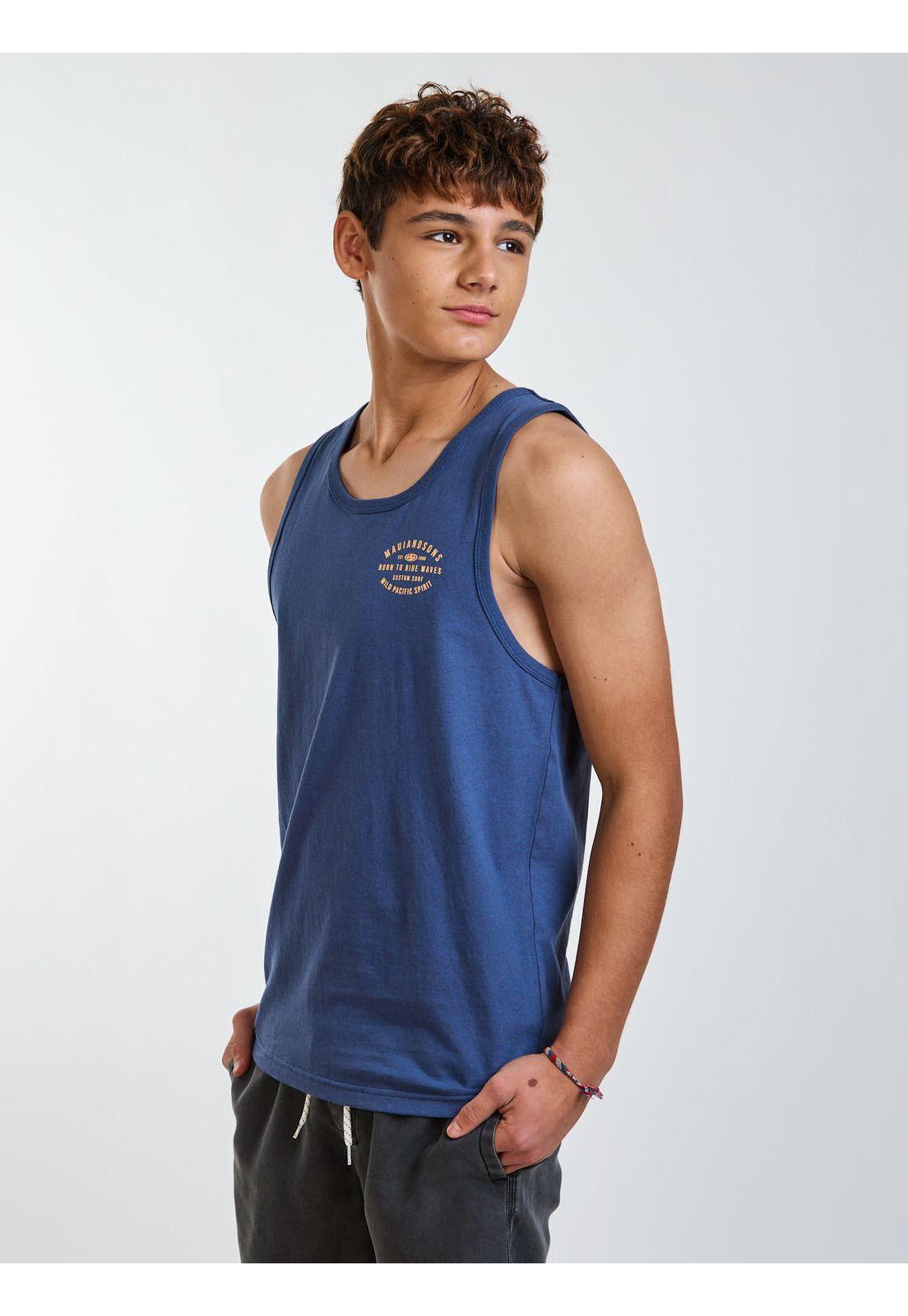 Polera SM Sunset Azul Infantil Maui and Sons-6