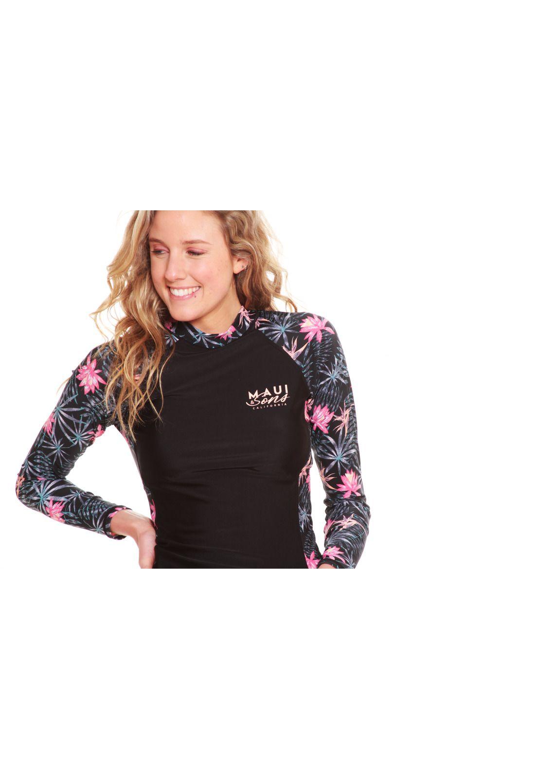 Polera Mujer 5P218-WV20 Negro Maui and Sons-2