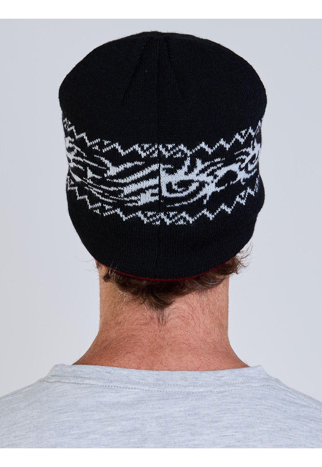 Gorro Madness Reversible Negro Hombre Maui And Sons-2