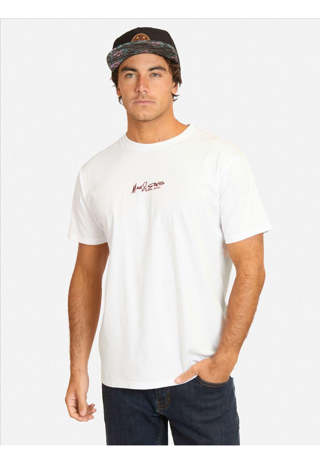 Polera MC Miramo Blanco Hombre Maui And Sons-0