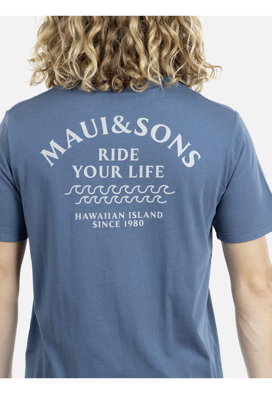 Polera M/C Hombre Maui 5P392-MI21 Denim-2