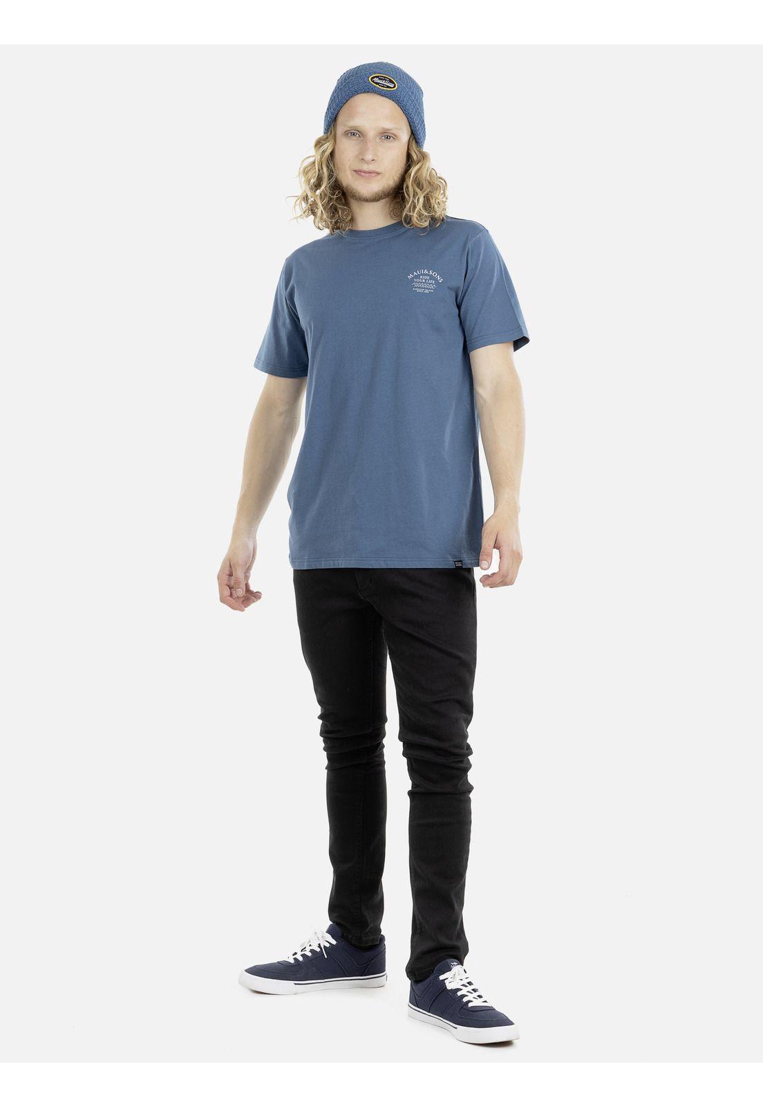 Polera M/C Hombre Maui 5P392-MI21 Denim-3