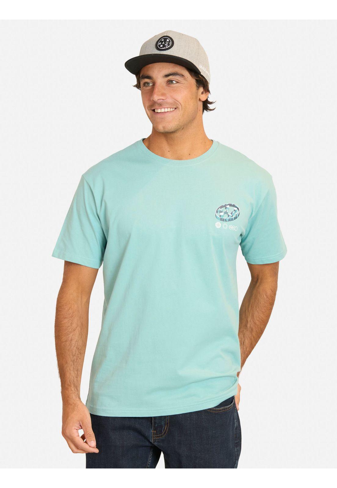 Polera MC Gomit Azul Hombre Maui And Sons-0