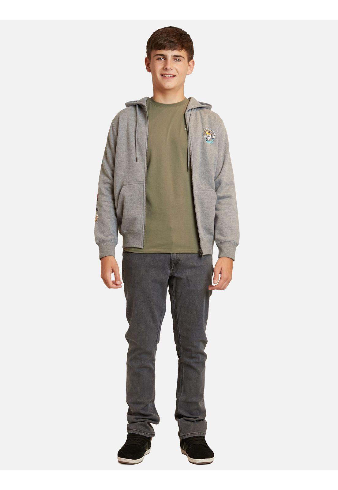 Poleron Pull Over Maui Surfer Gris Infantil Maui And Sons-3