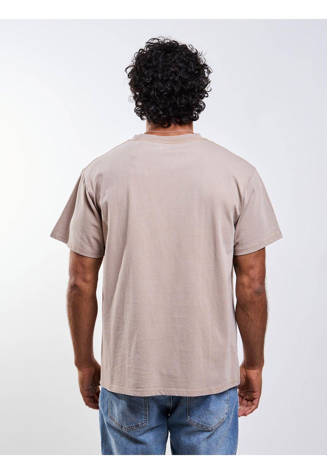 Polera MC Lioel Café Hombre Maui And Sons-1