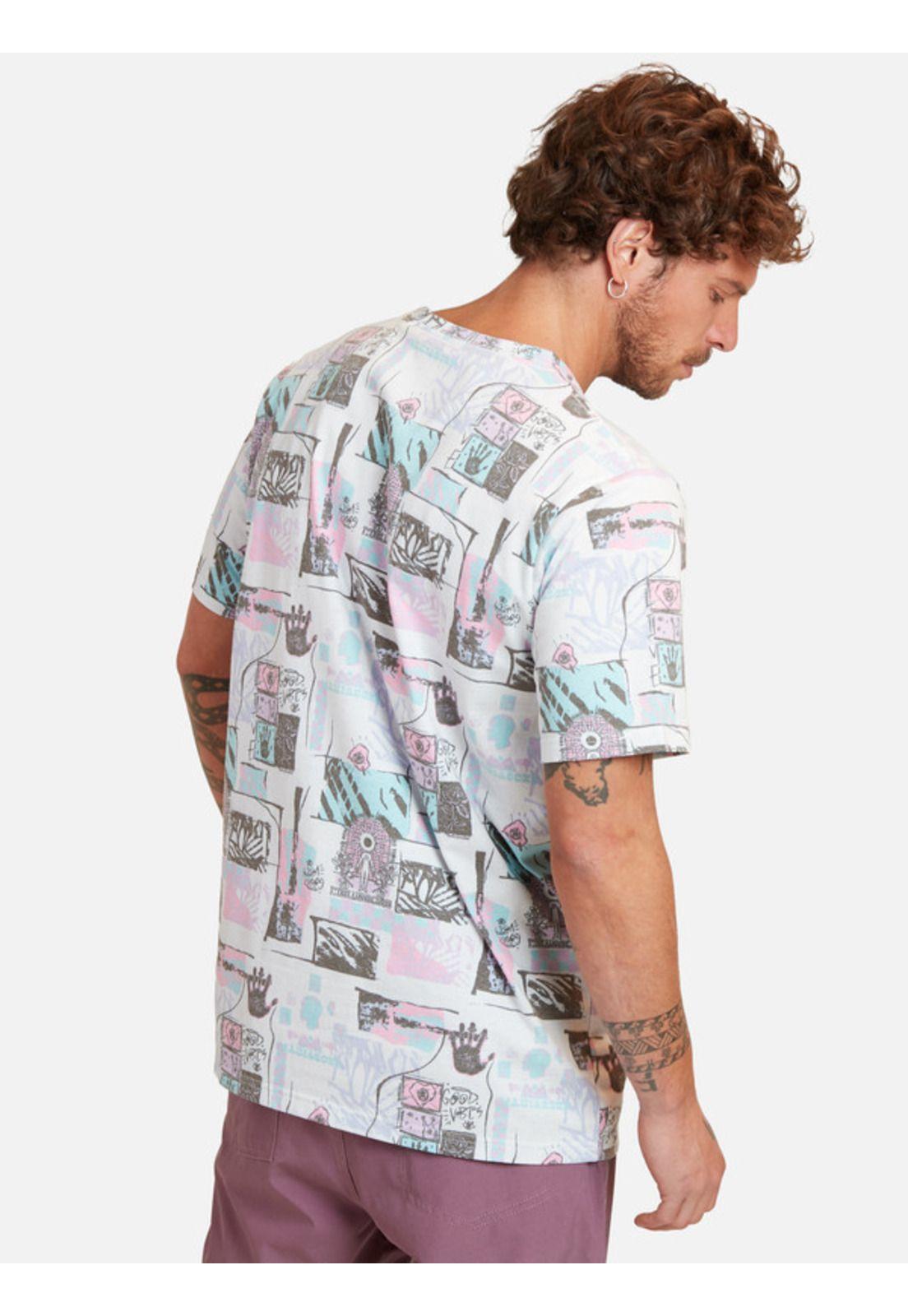 Polera Psicodelic Soul Hombre Multicolor Maui And Sons-1