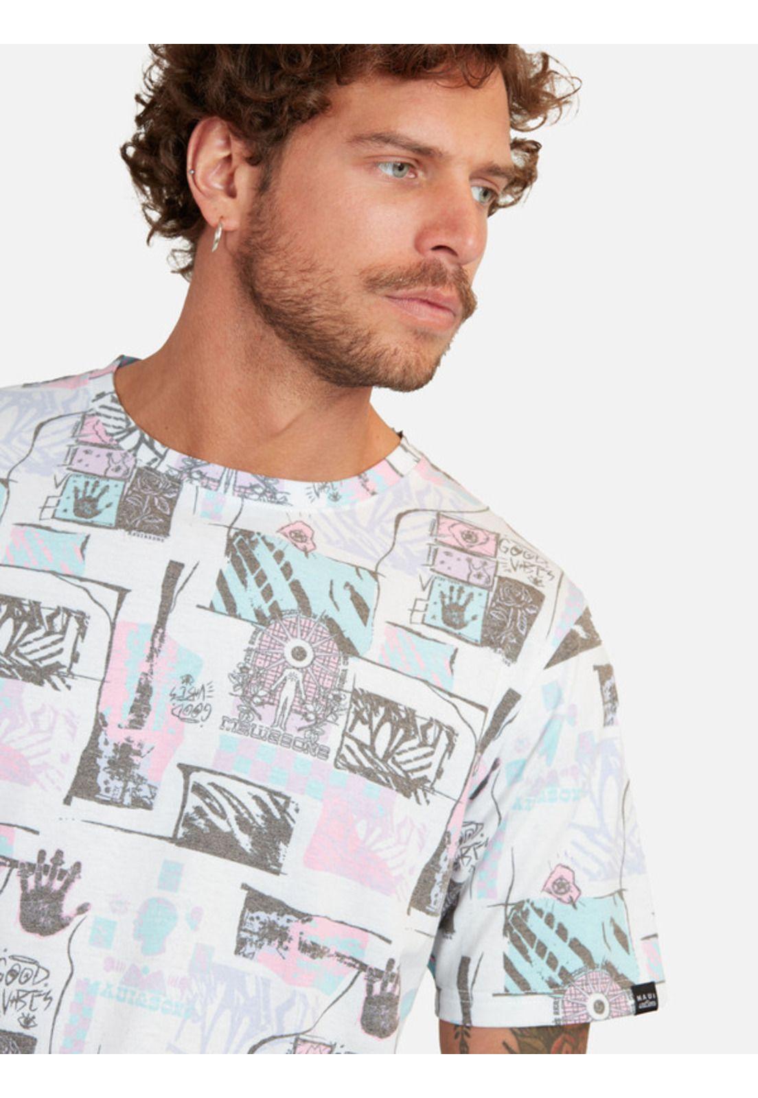 Polera Psicodelic Soul Hombre Multicolor Maui And Sons-2