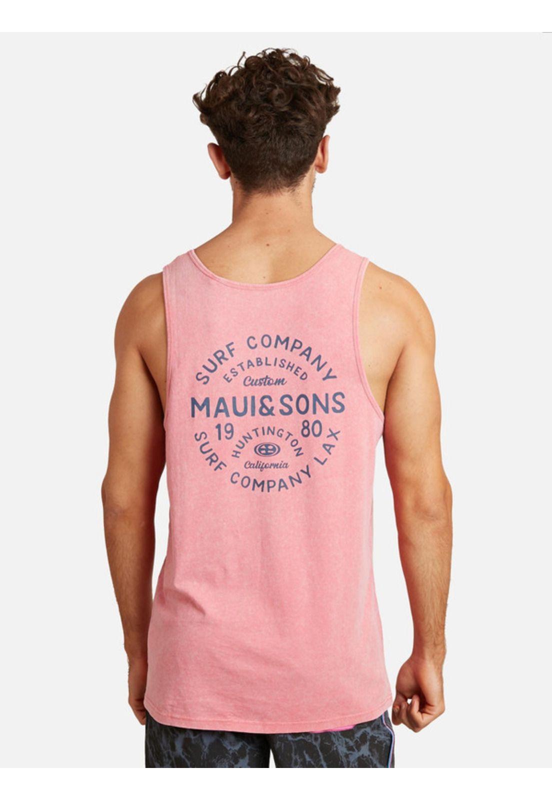 Polera Sm Cookie Rosado Hombre Maui and sons-1