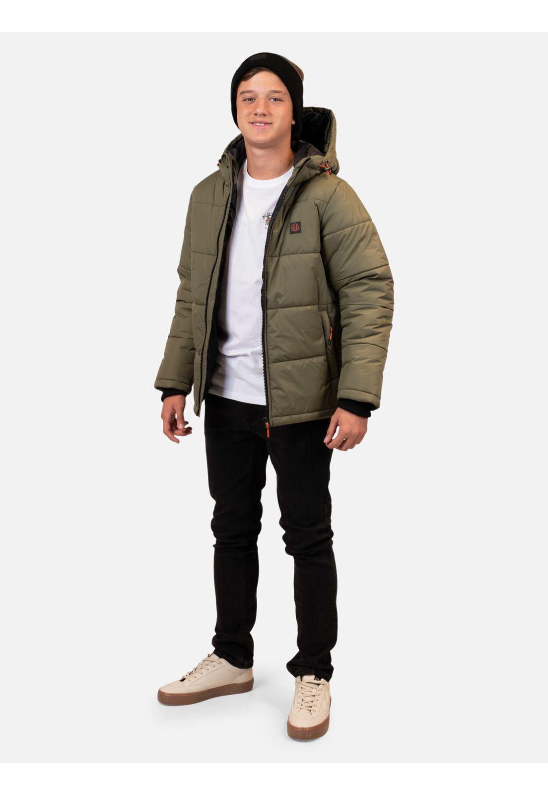 Parka Rayo Infantil Verde Maui And Sons-4