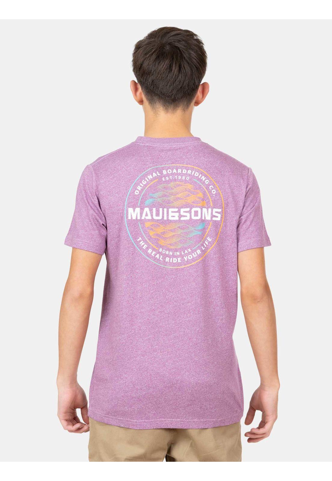 Polera MC The Real Ride Burdeo Infantil Maui And Sons-1