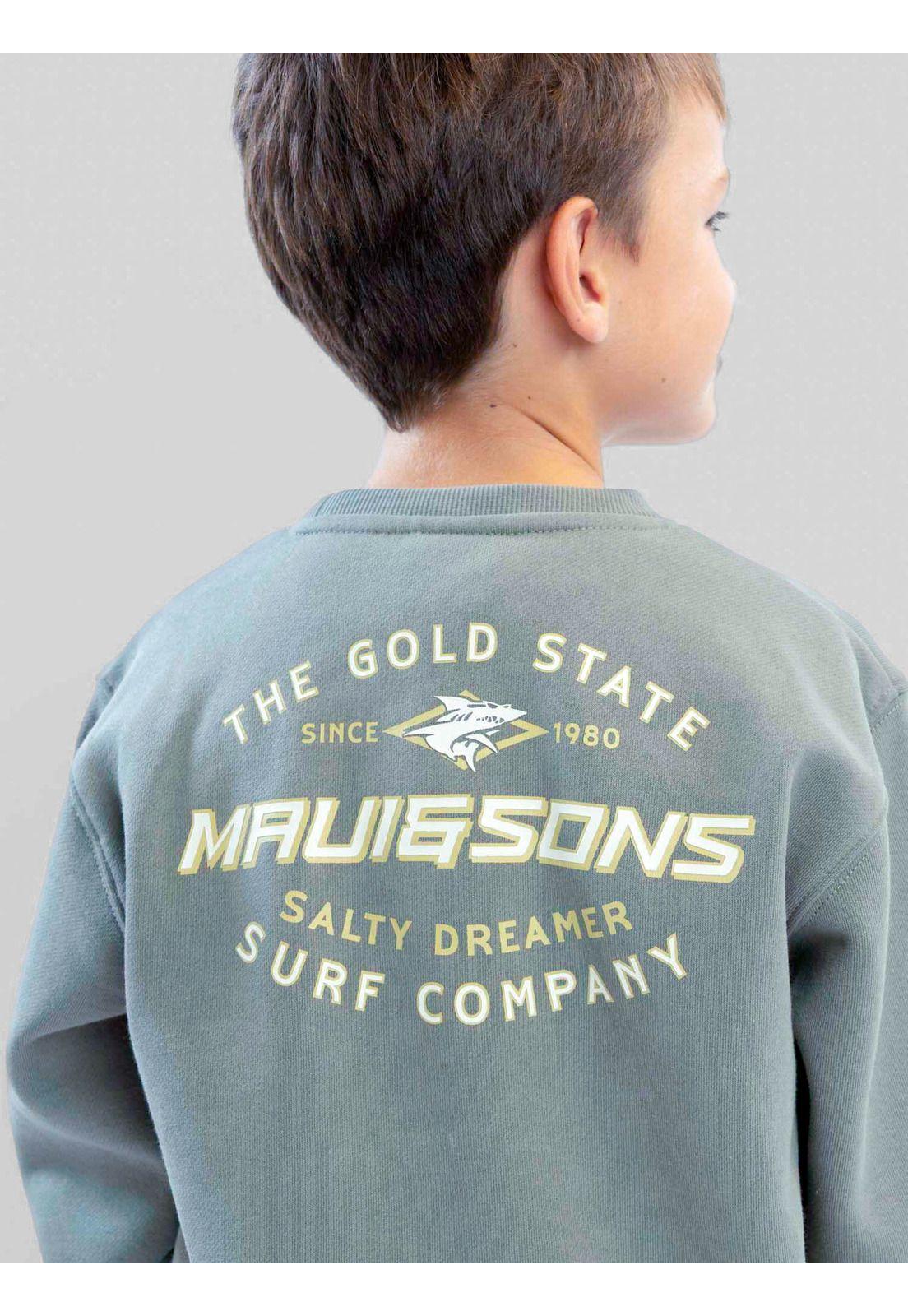 Poleron CR Daybreak Verde Infantil Maui And Sons-2