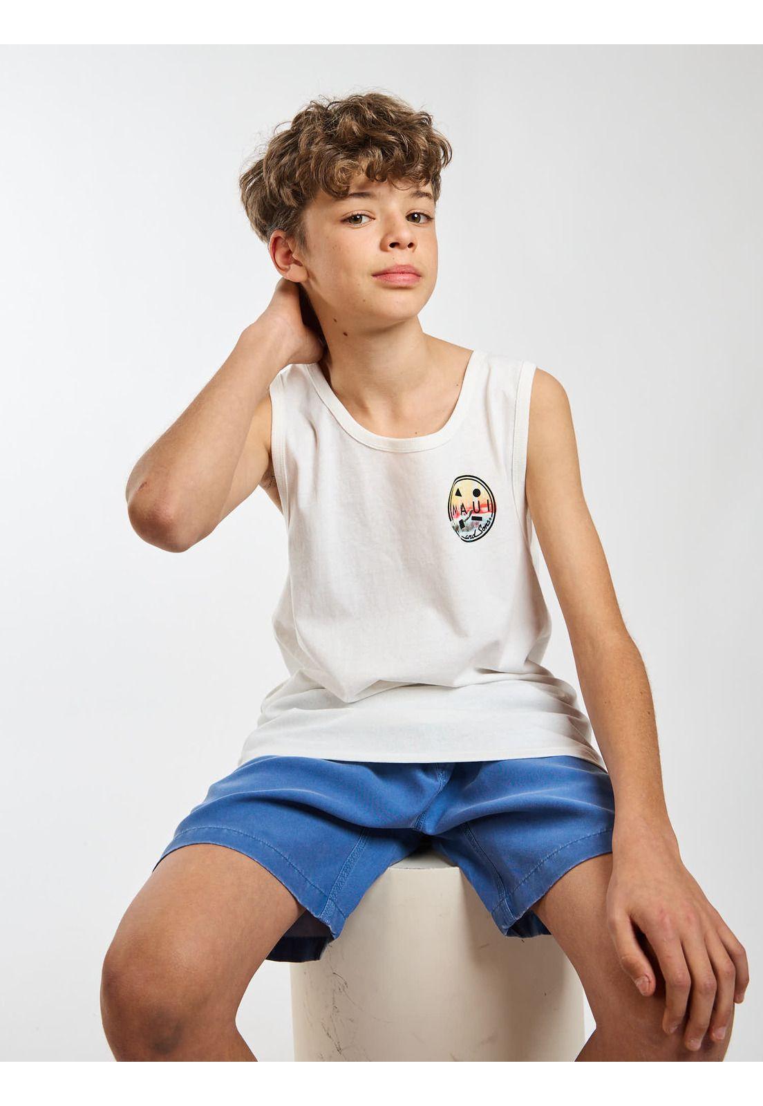 Polera SM Seaside Blanco Infantil Maui and Sons-7