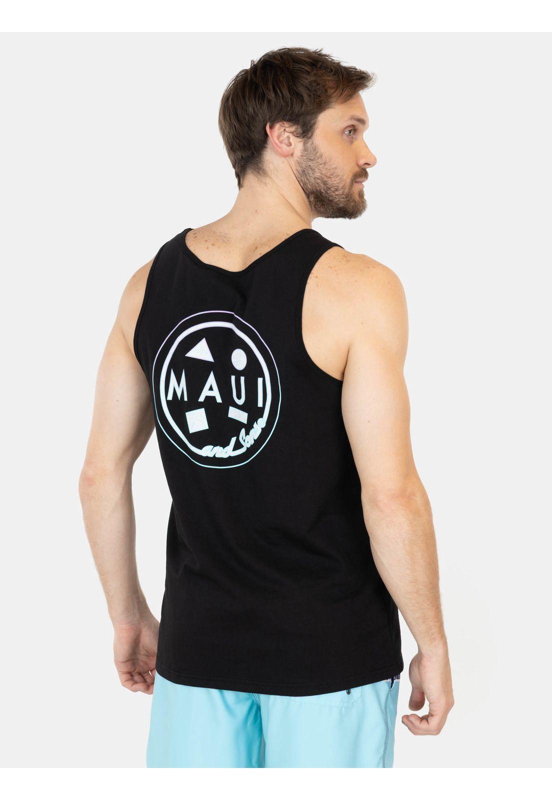 Polera UVP Ola Negro Hombre Maui And Sons-1
