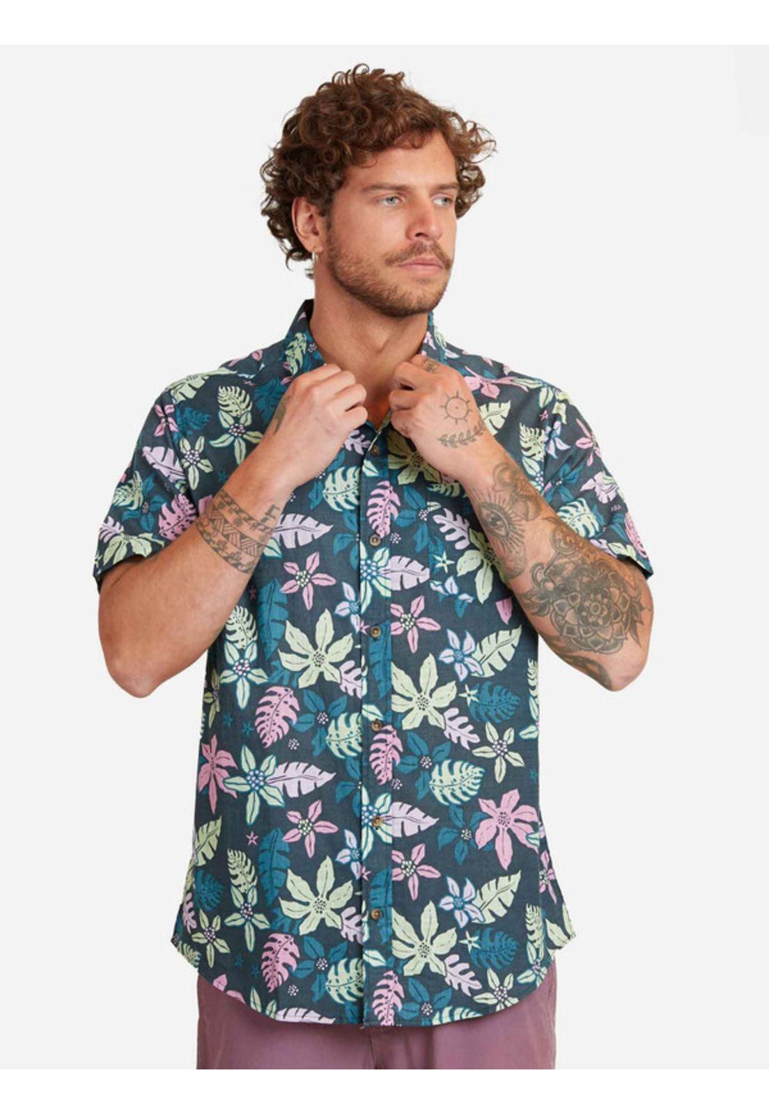 Camisa Mc 5C869 Hombre Multicolor Maui And Sons-0
