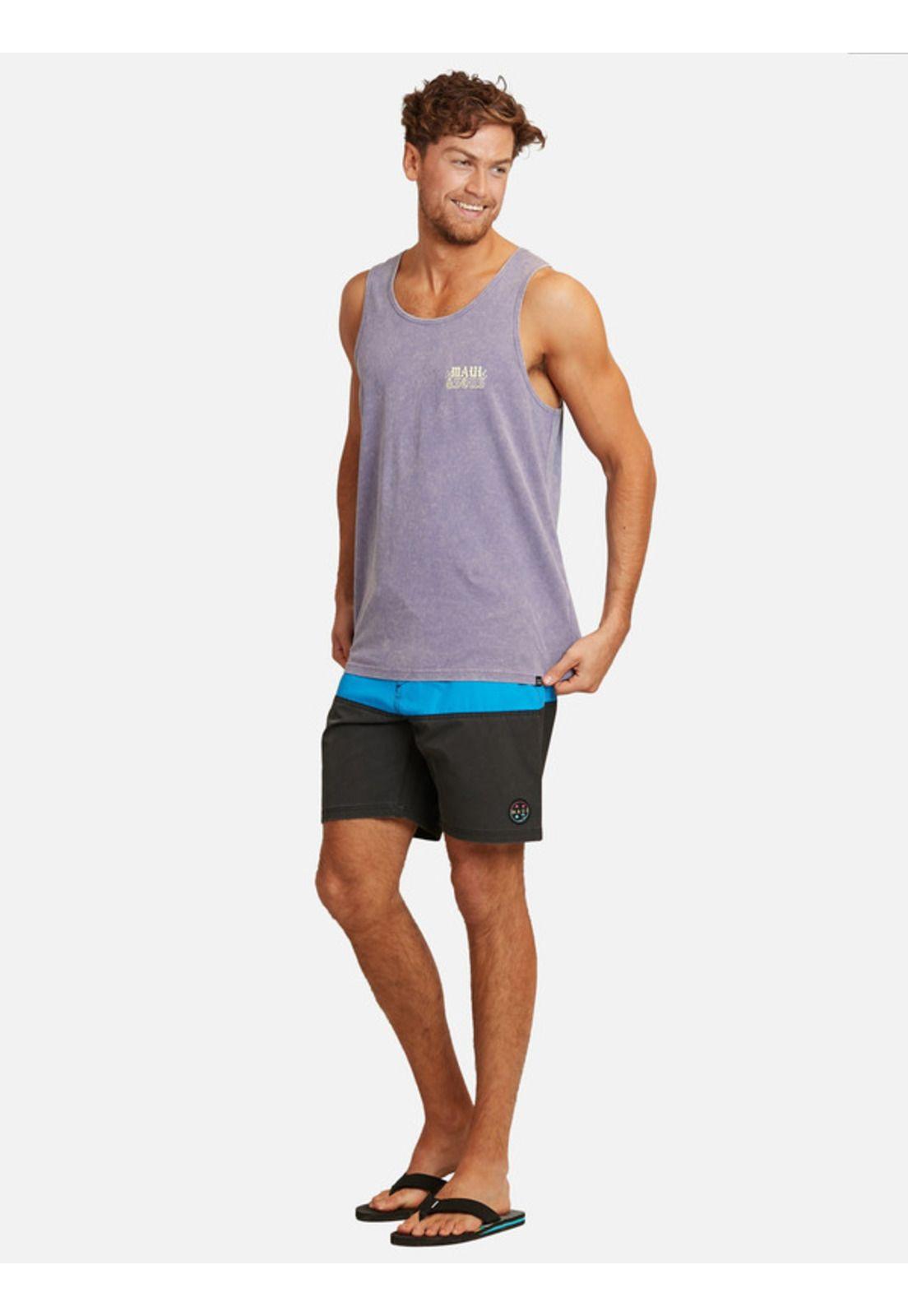 Polera Sm Surf Co. Tanks Morado Hombre Maui and sons-3