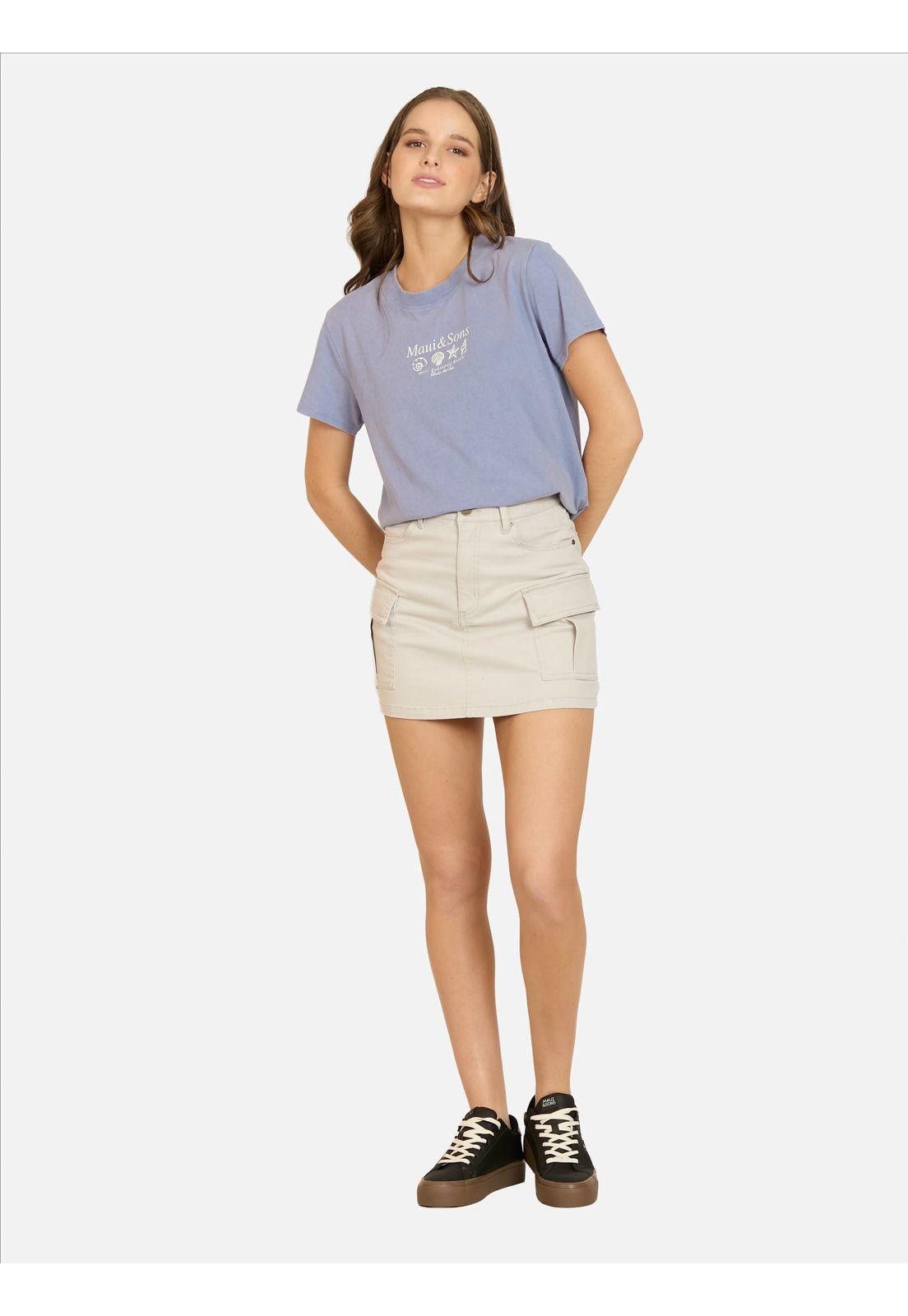 Polera MC Coralia Azul Mujer Maui And Sons-3