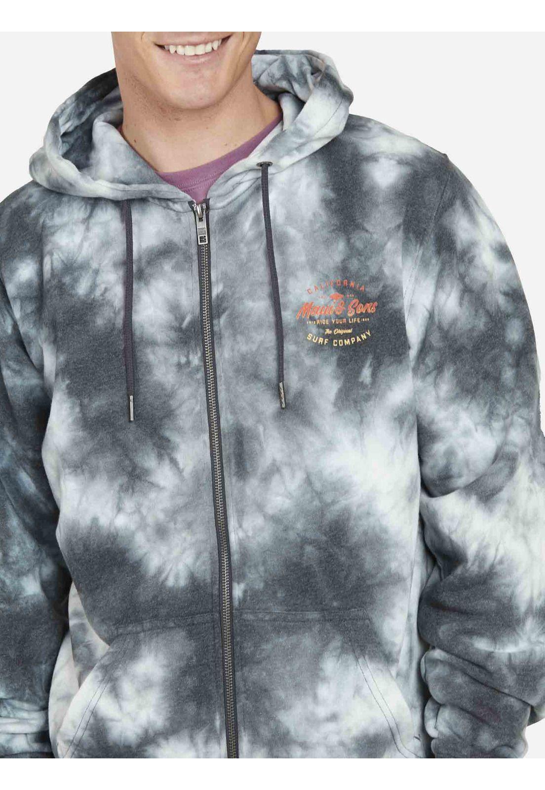 Poleron Fullzipper MERIDIAN Hombre Multicolor Maui and Sons-2