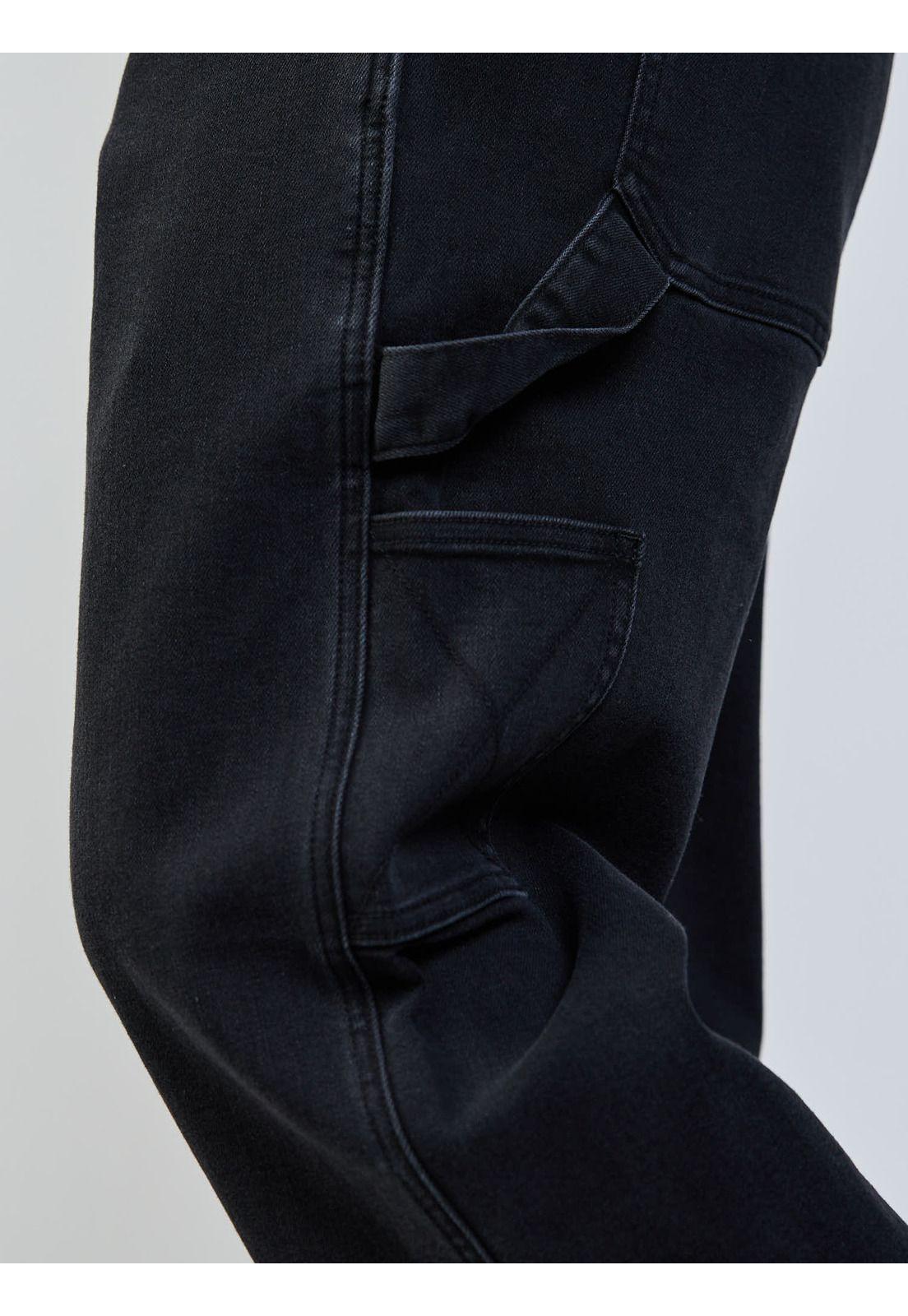 Pantalon Kimo Negro Hombre Maui And Sons-4