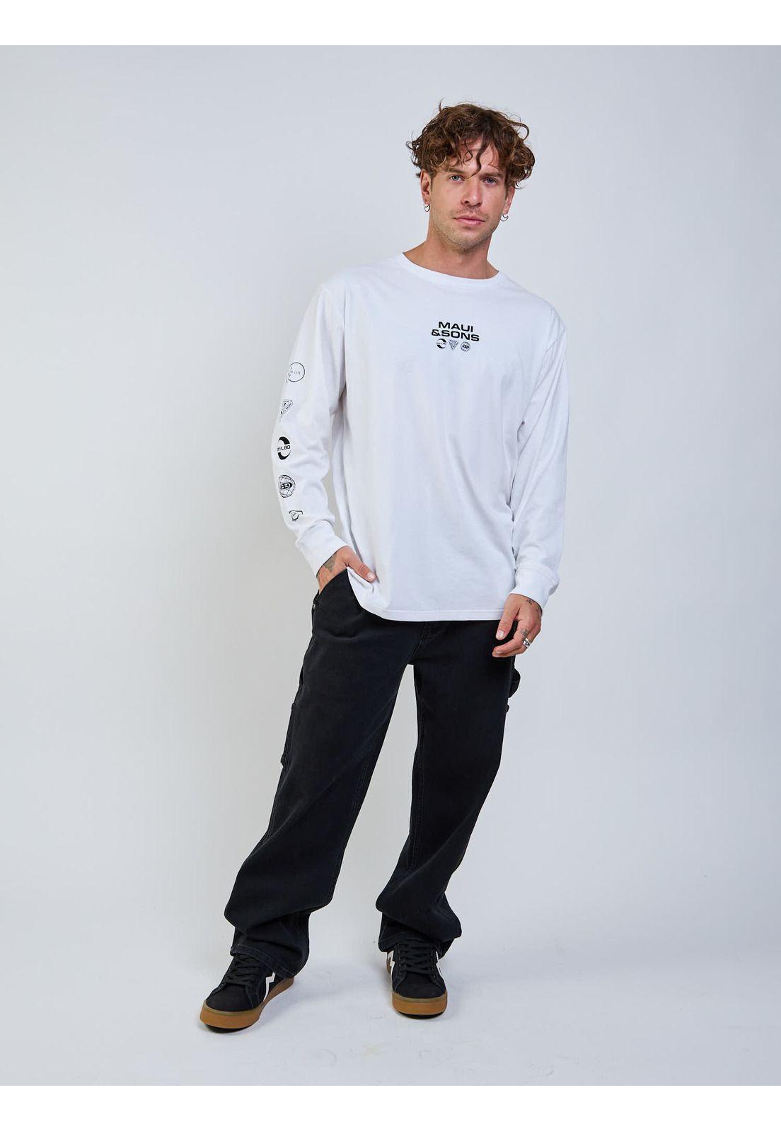 Pantalon Kimo Negro Hombre Maui And Sons-6