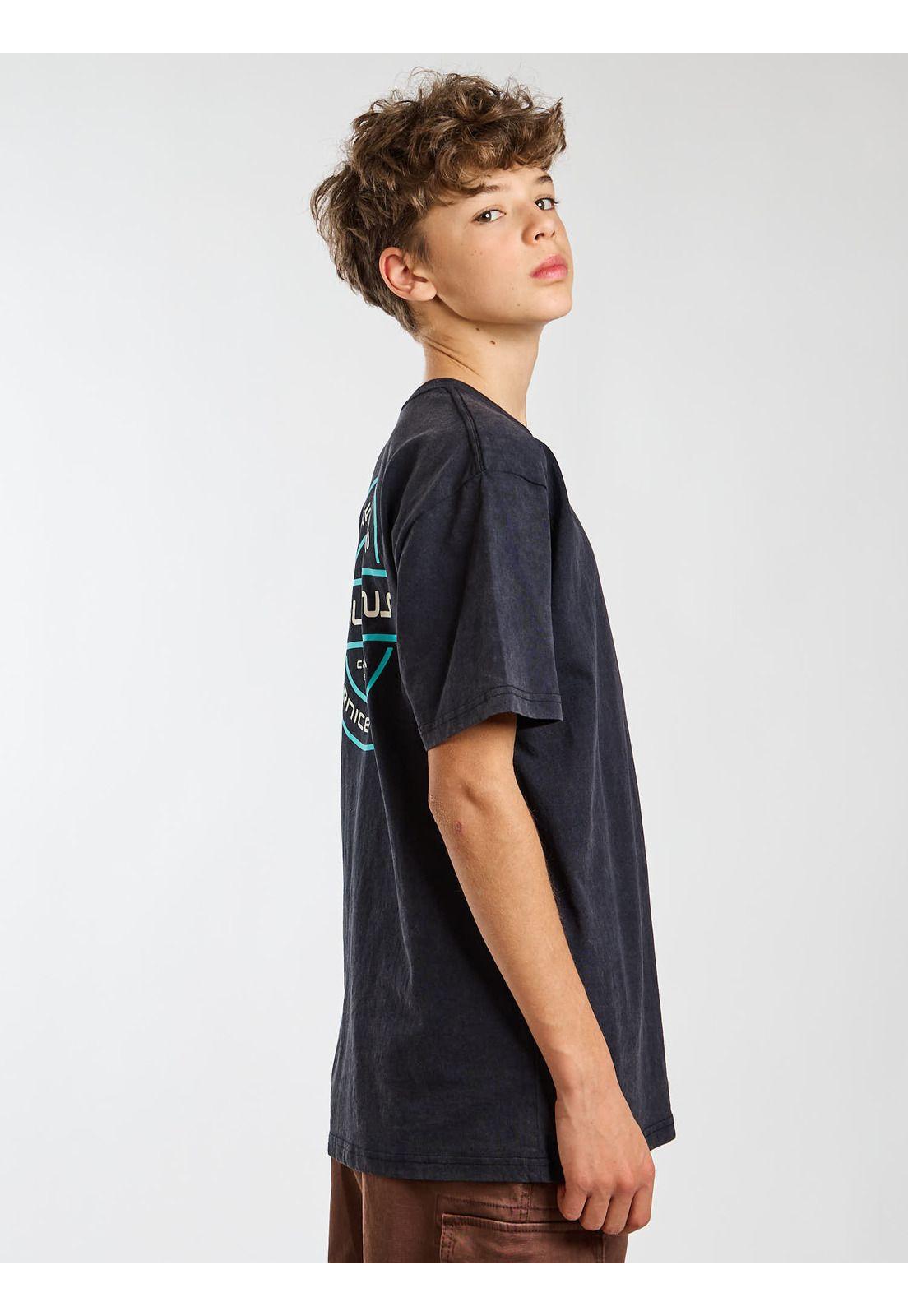 Polera MC Horizon Negro Infantil Maui and Sons-2