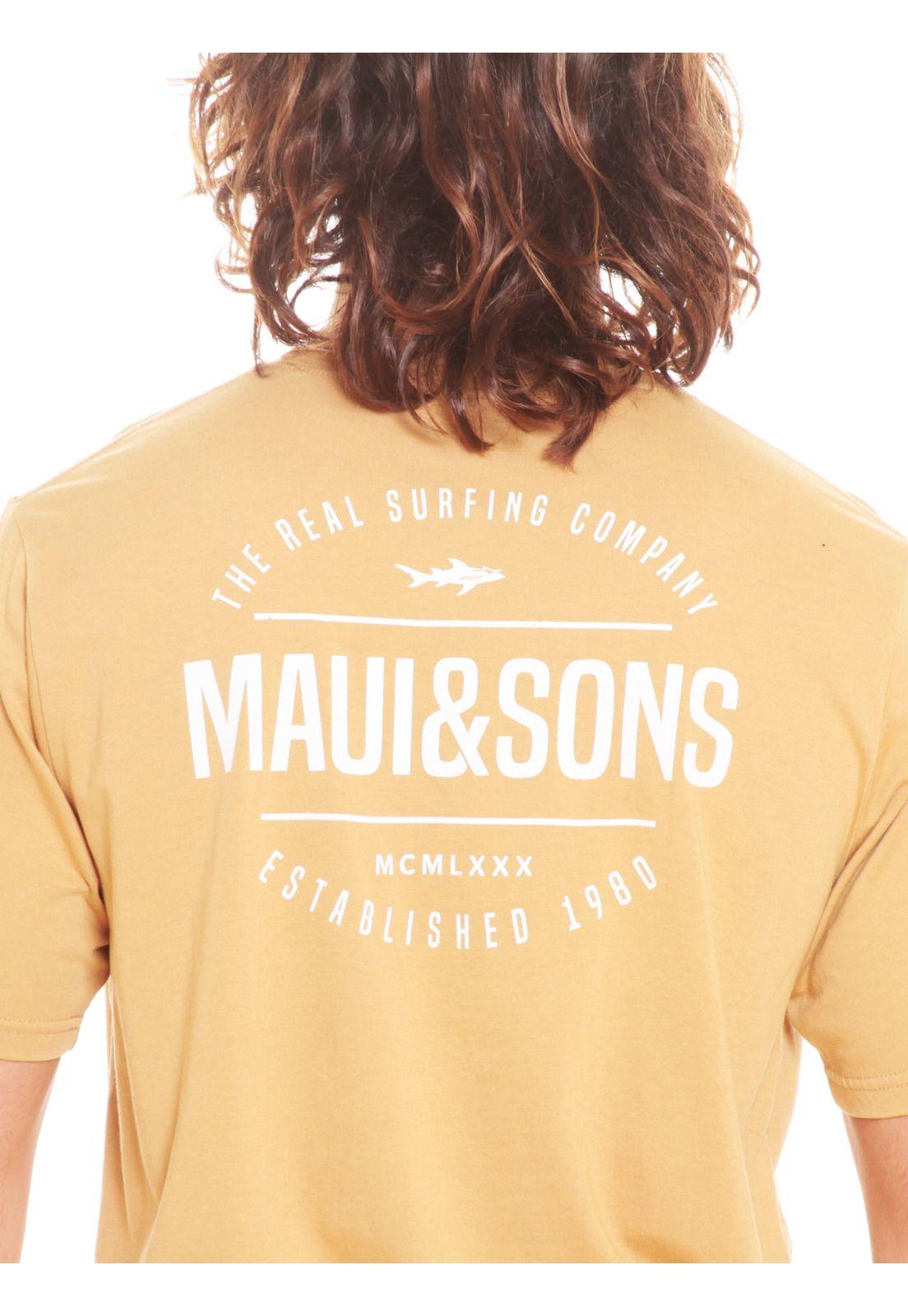 Polera Hombre 5P227-MV20 Café Maui and Sons-1