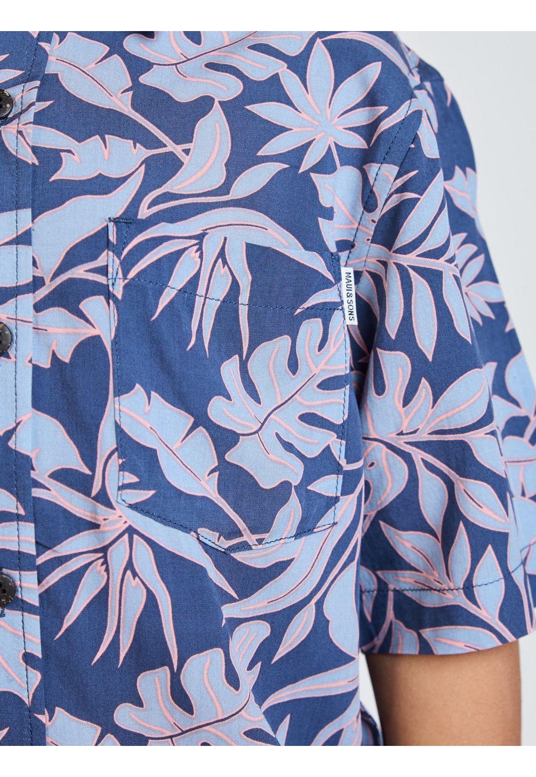 Camisa MC Boardy Multicolor Infantil Maui and Sons-4