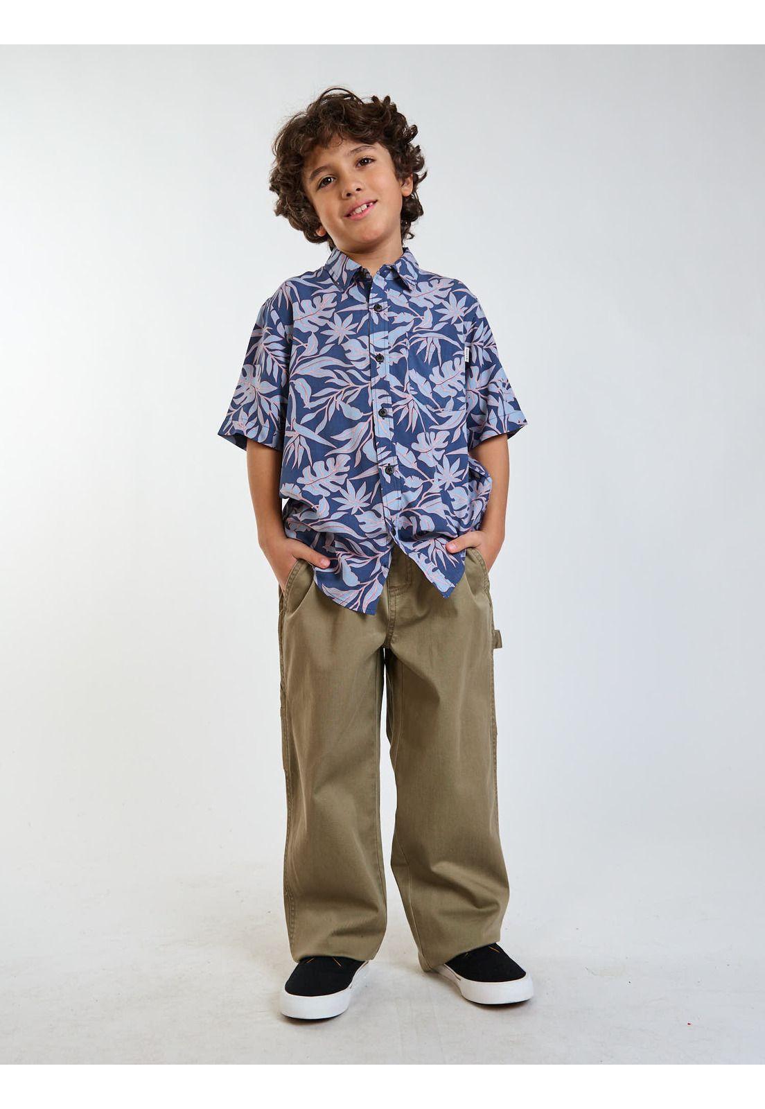 Camisa MC Boardy Multicolor Infantil Maui and Sons-6