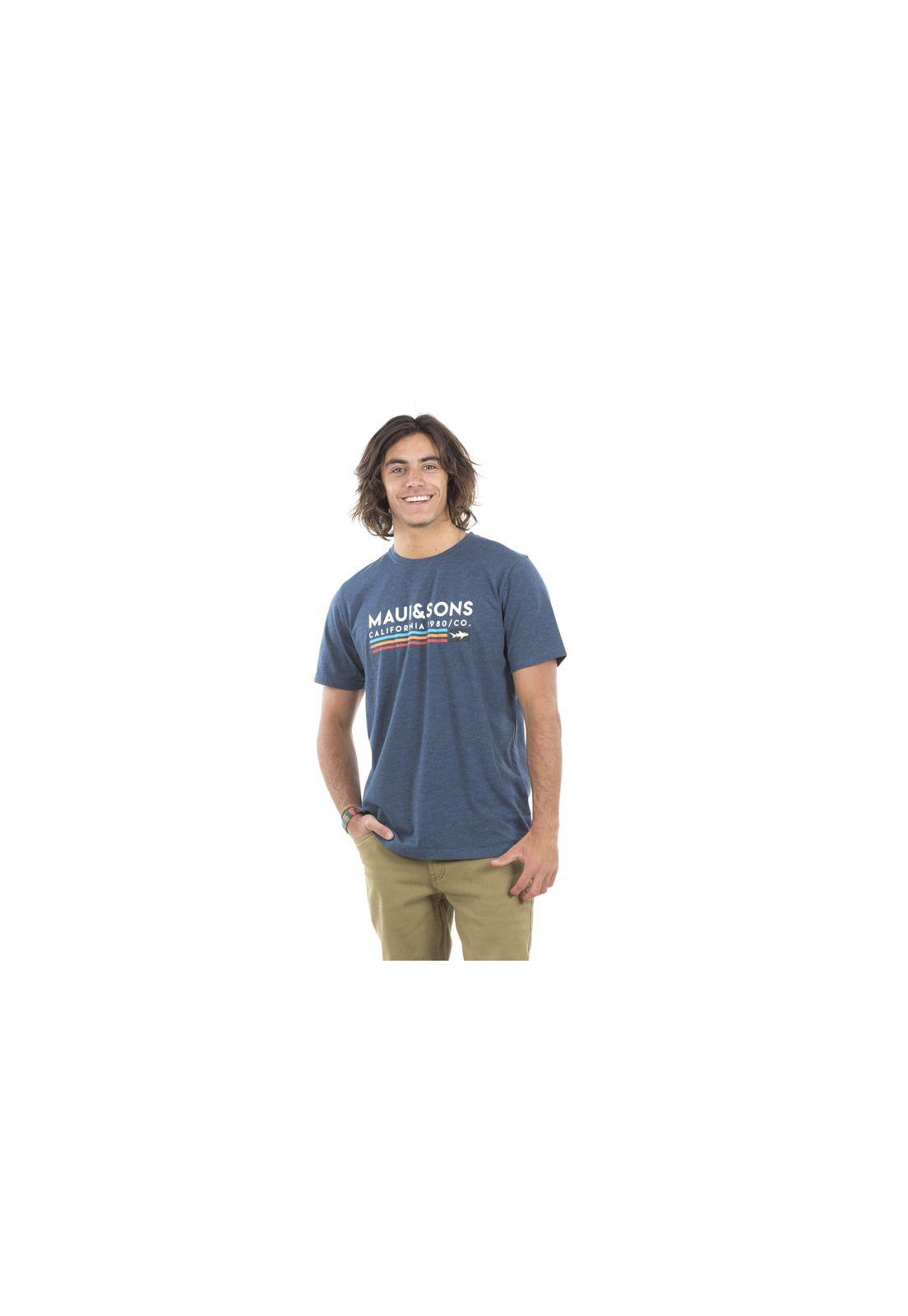 Polera Hombre Maui 5P880-MI20 Azul-0