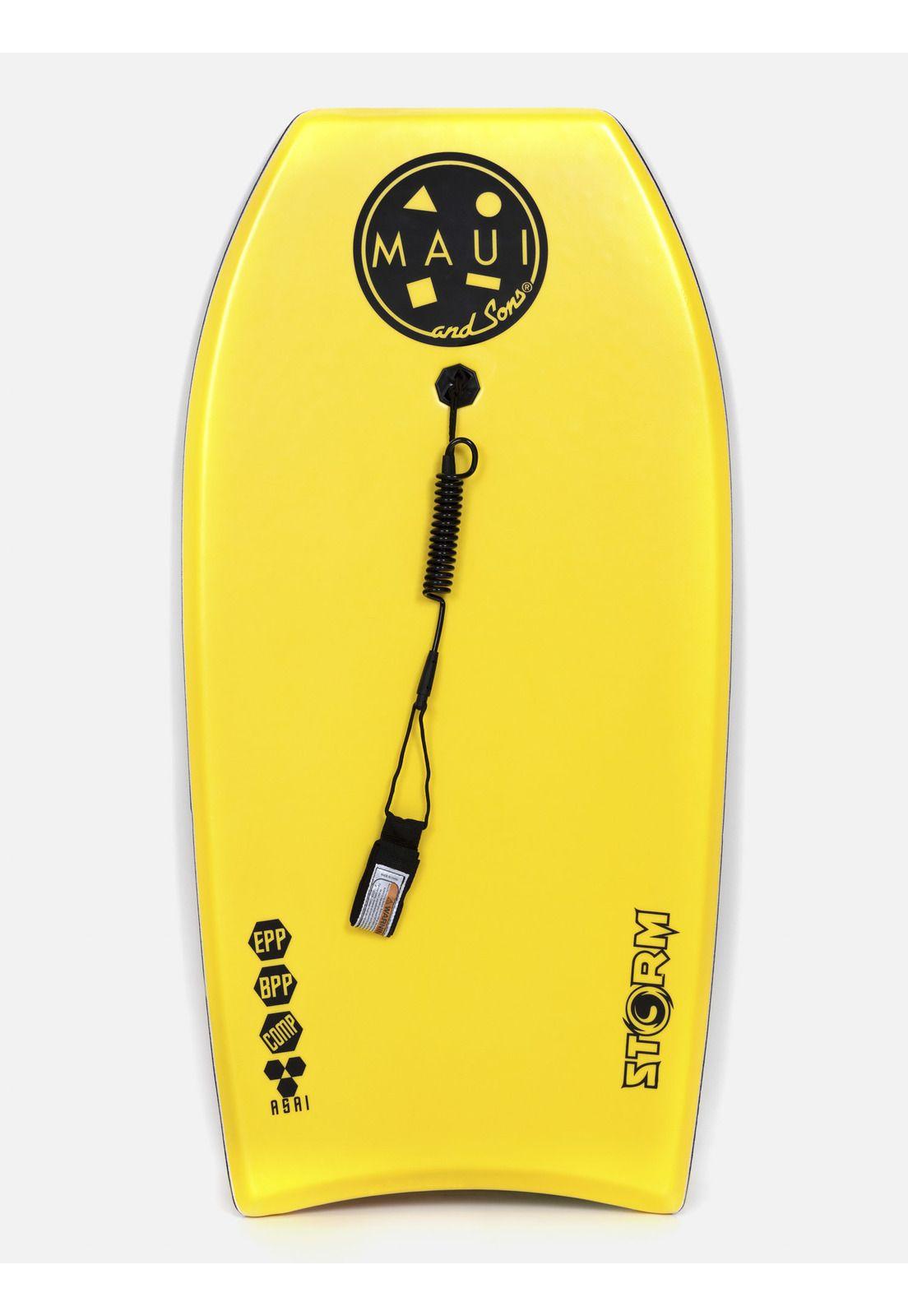 Bodyboard Unisex STORM Amarillo Maui and Sons-0