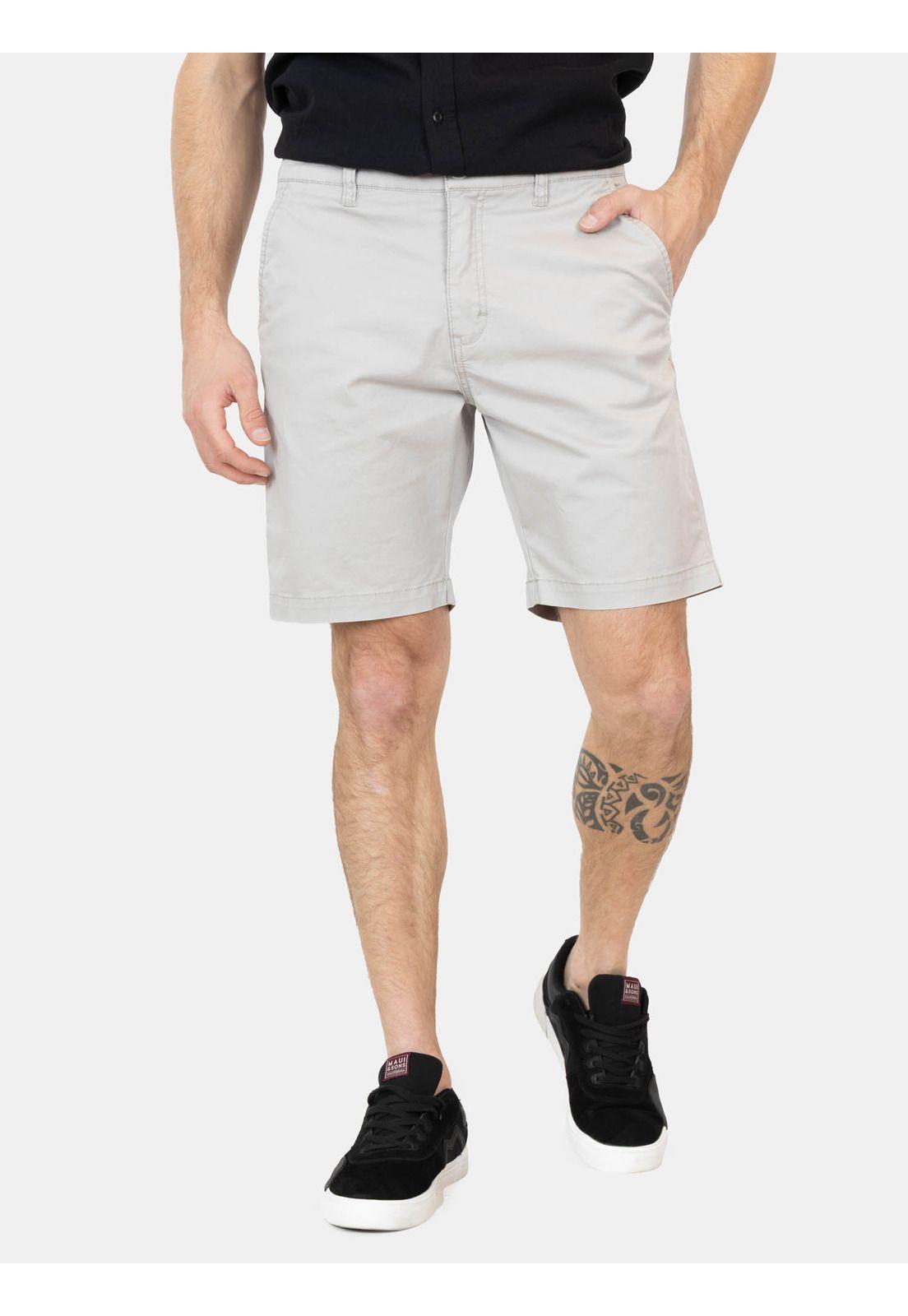 Bermuda Makoa Beige Hombre Maui And Sons-0