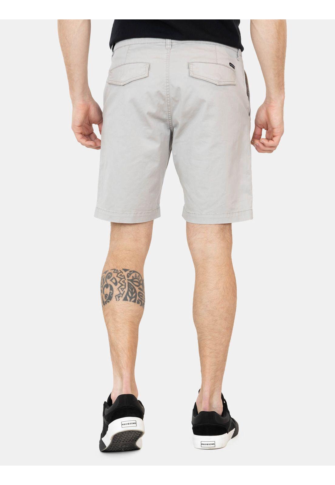 Bermuda Makoa Beige Hombre Maui And Sons-1