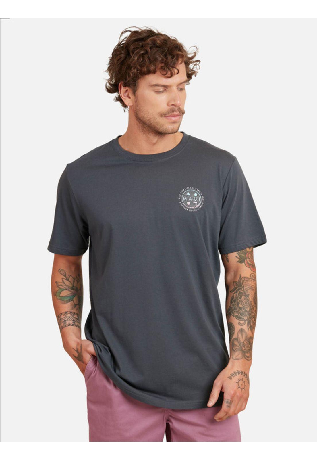 Polera Cookie Madness Ss Tee Hombre Gris Maui And Sons-0