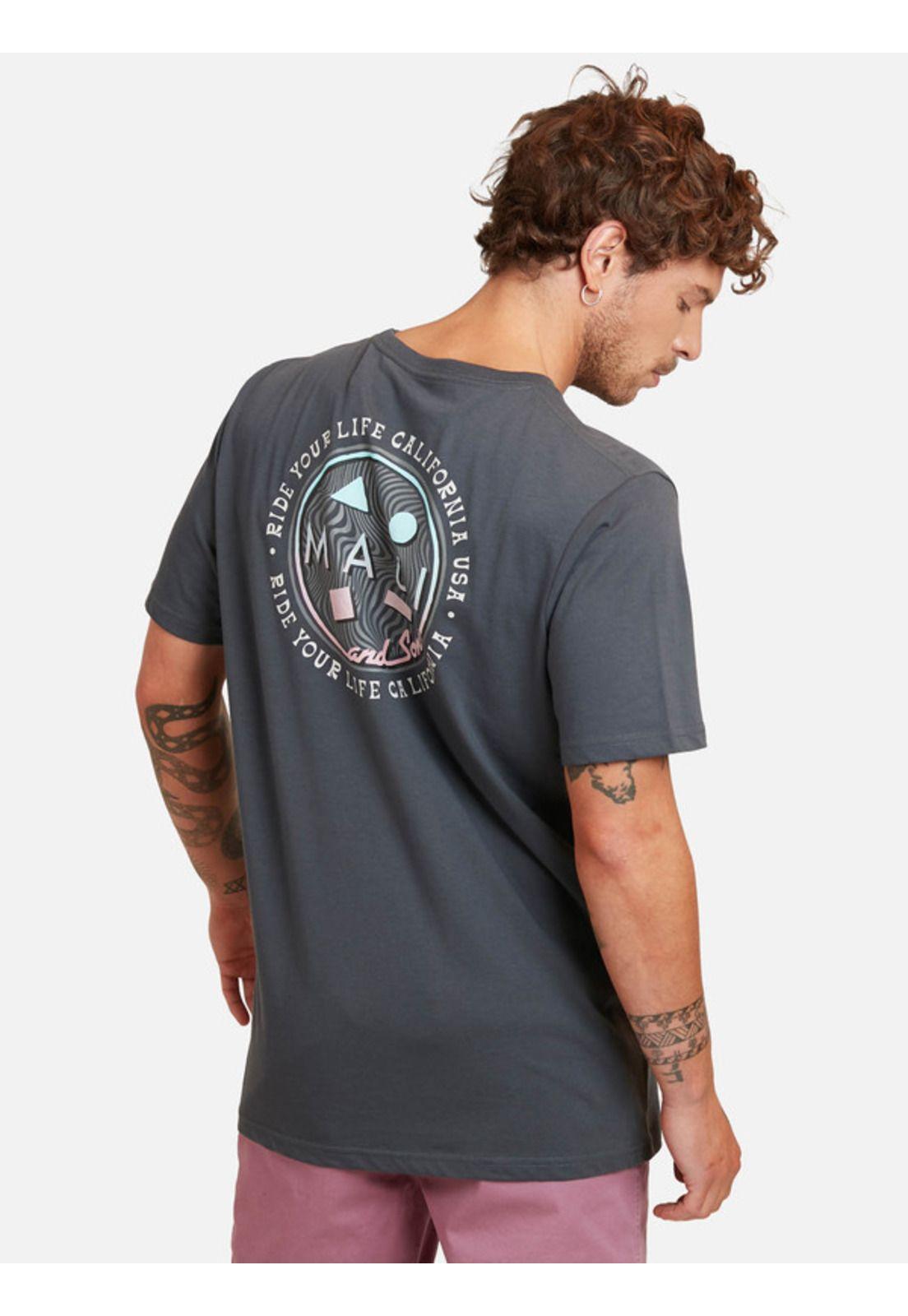 Polera Cookie Madness Ss Tee Hombre Gris Maui And Sons-1