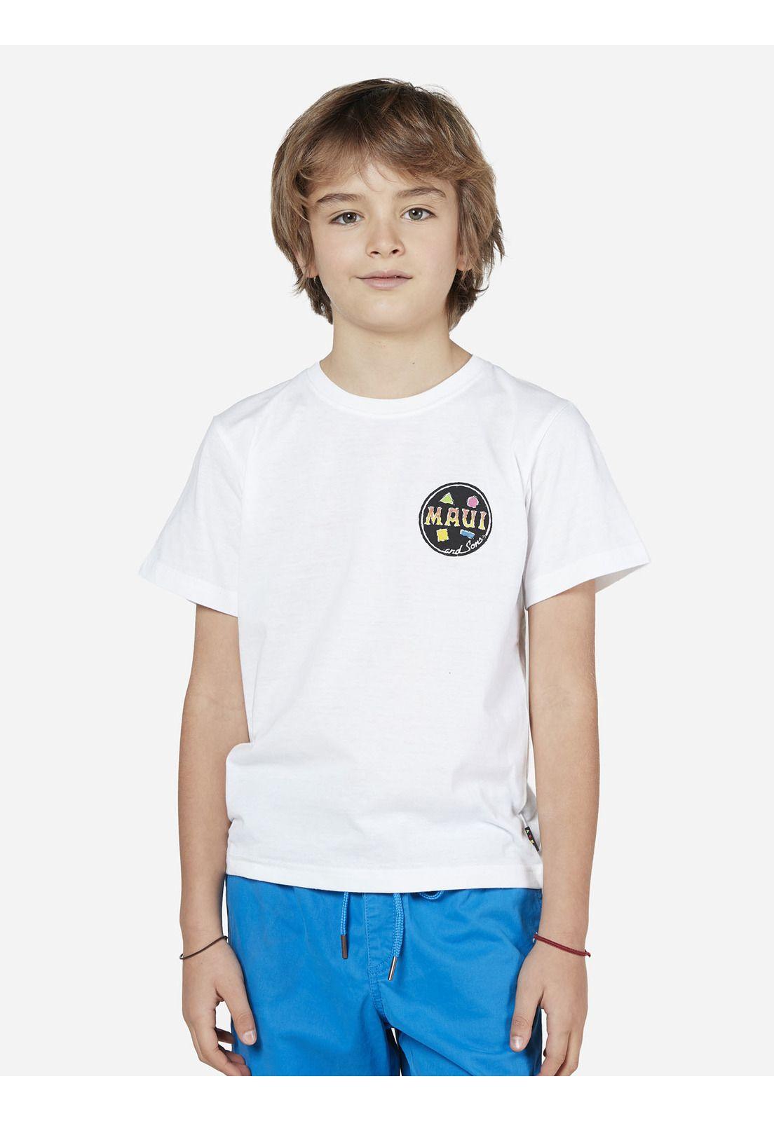 Polera Niño Blanco 5P403-KV22 Maui and Sons-0