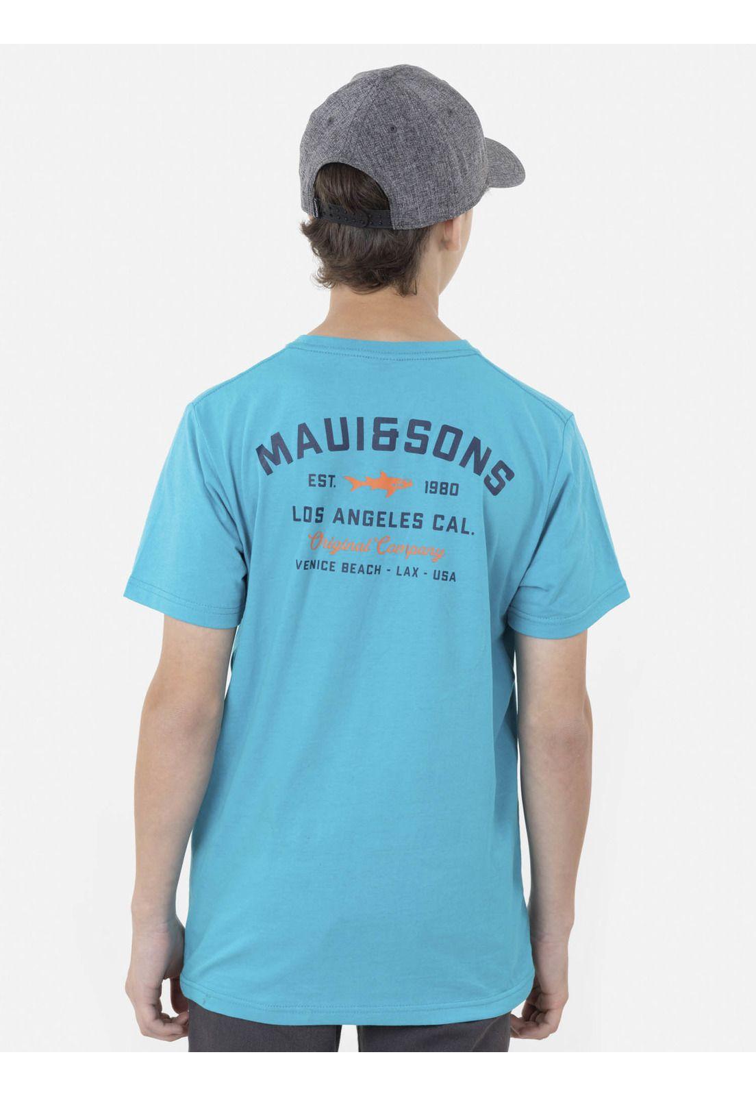 Polera VENICE LAX Juvenil Celeste Maui and Sons-1