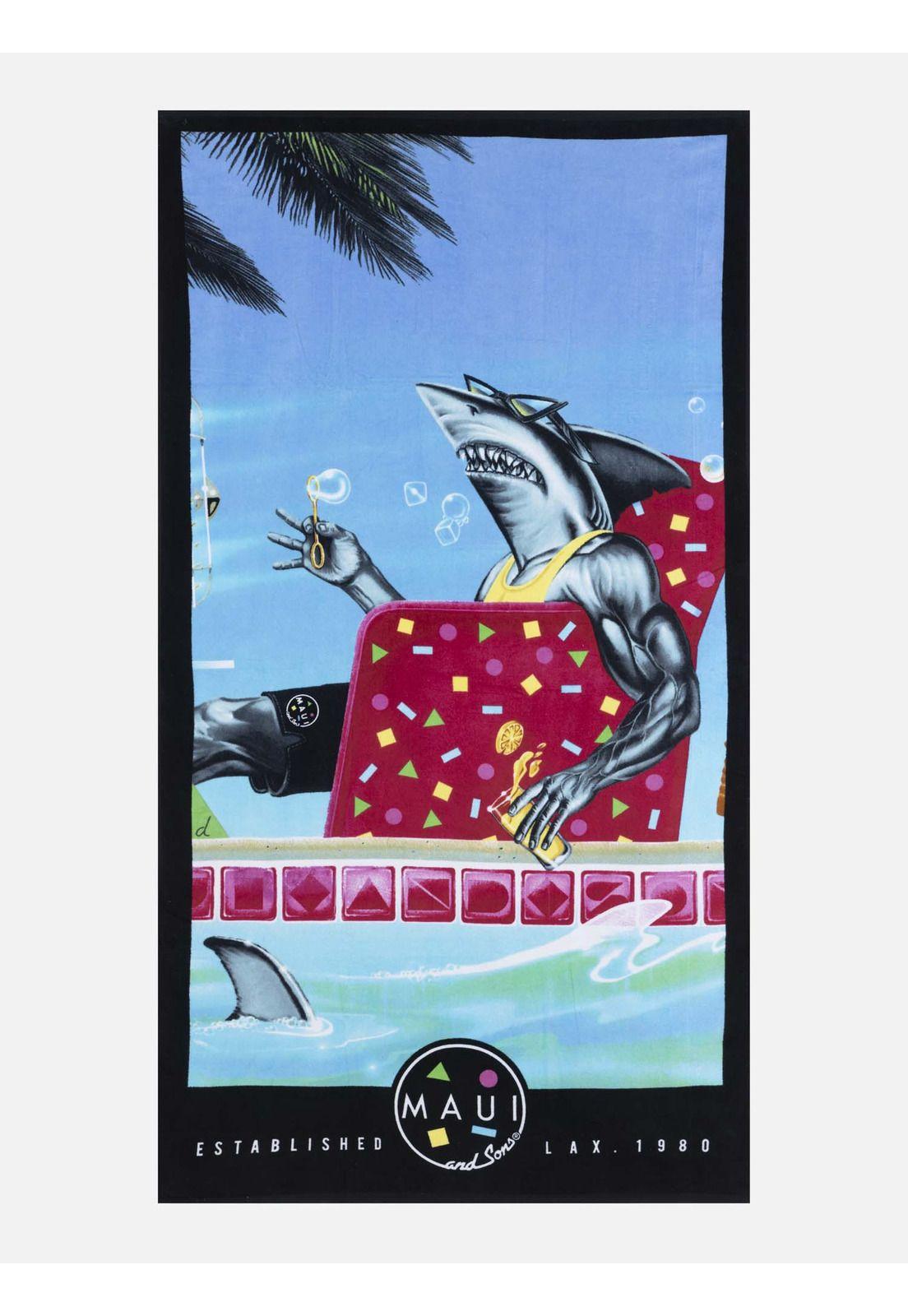 Toalla Hombre Celeste  5AV1517-MV22 Maui and sons-0