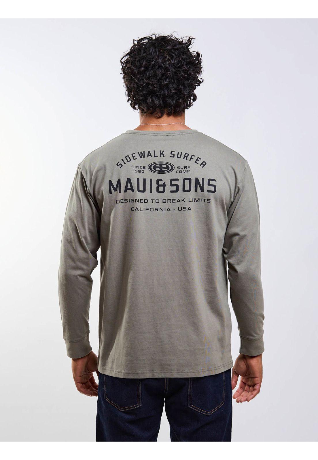 Polera ML Elementals Ly Verde Hombre Maui And Sons-1