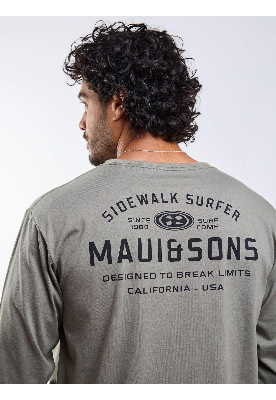 Polera ML Elementals Ly Verde Hombre Maui And Sons-3