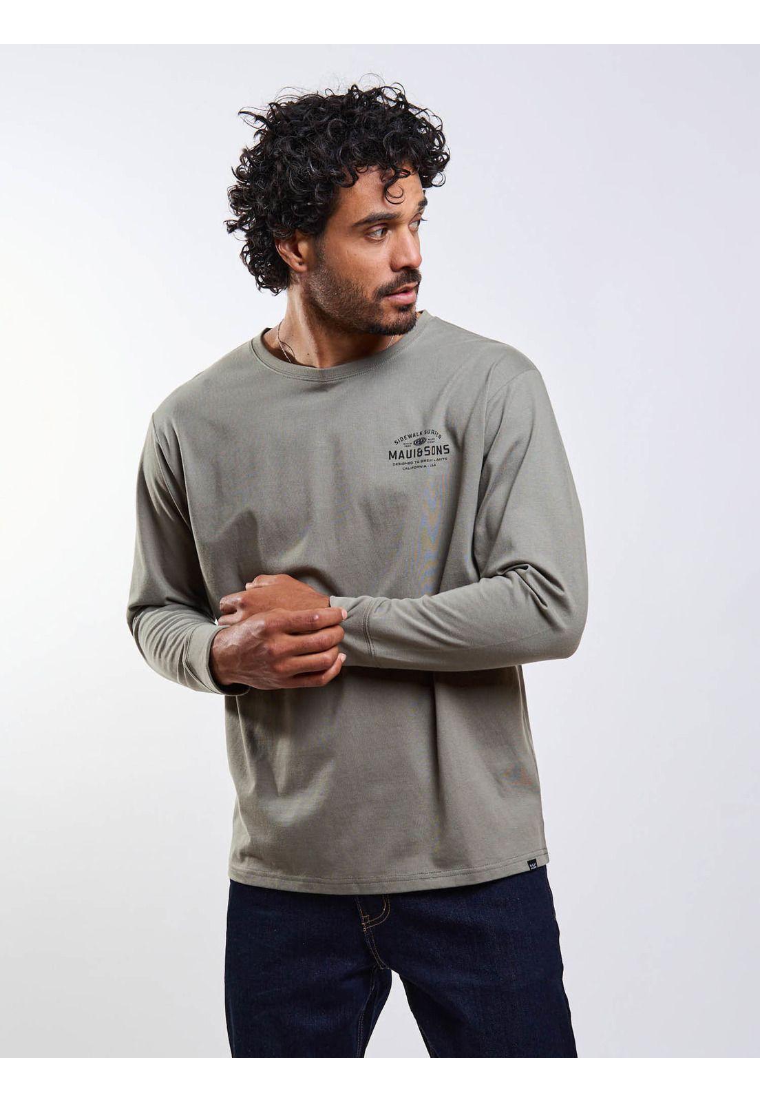 Polera ML Elementals Ly Verde Hombre Maui And Sons-4