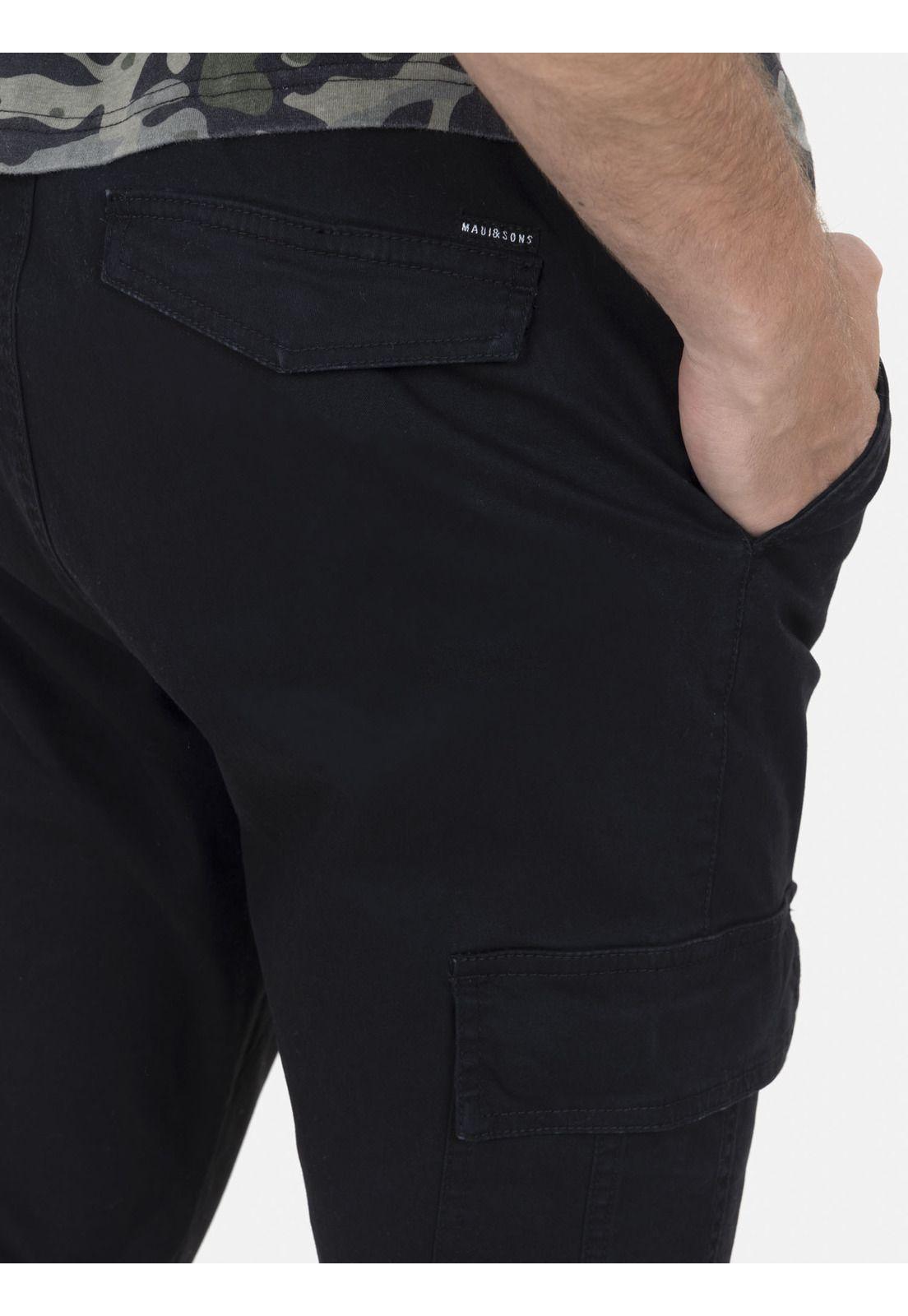 Pantalon Hombre 5N1706 Negro Maui and Sons-2