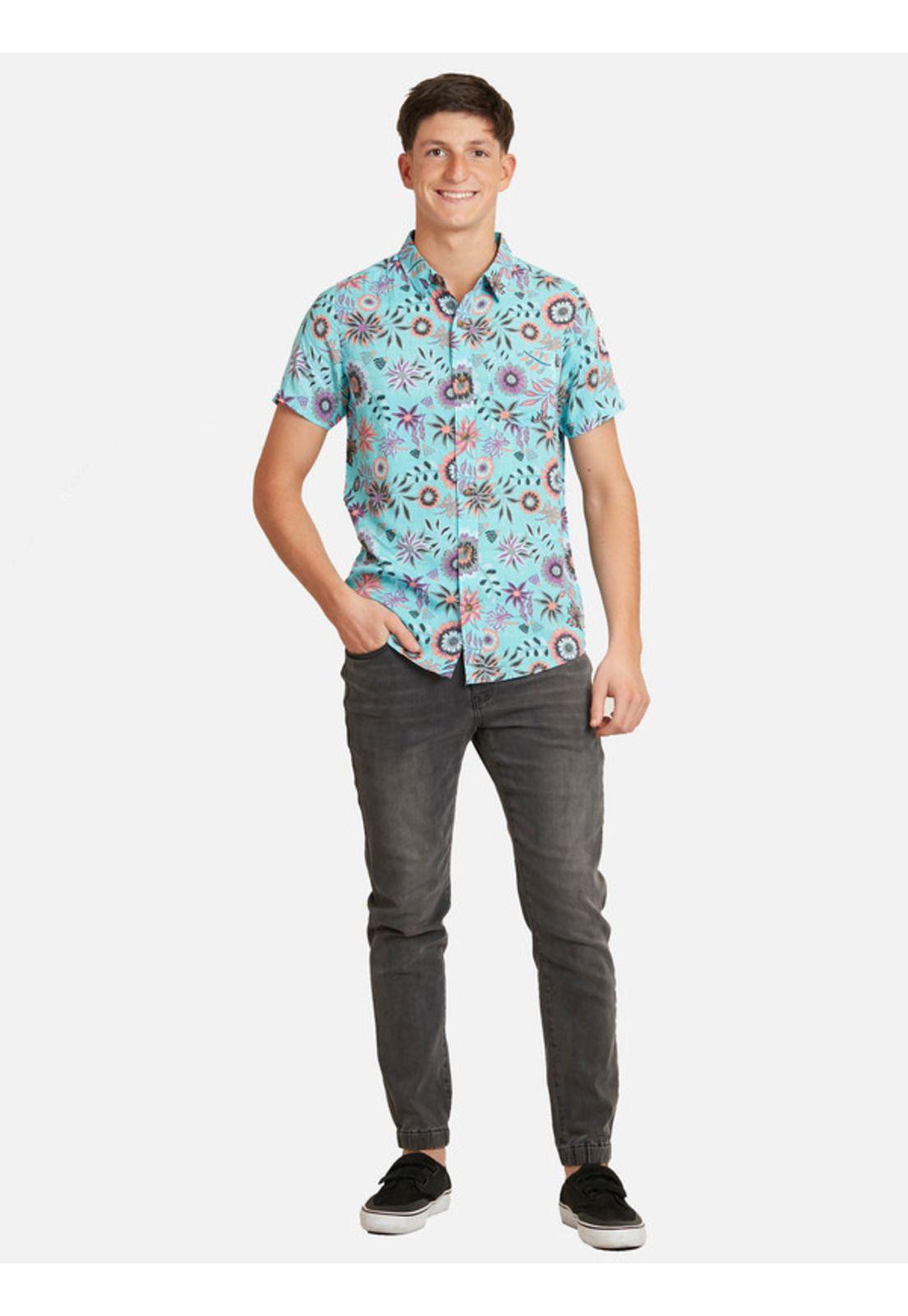 Camisa Mc 5C911 Juvenil Hombre Multicolor Maui And Sons-3