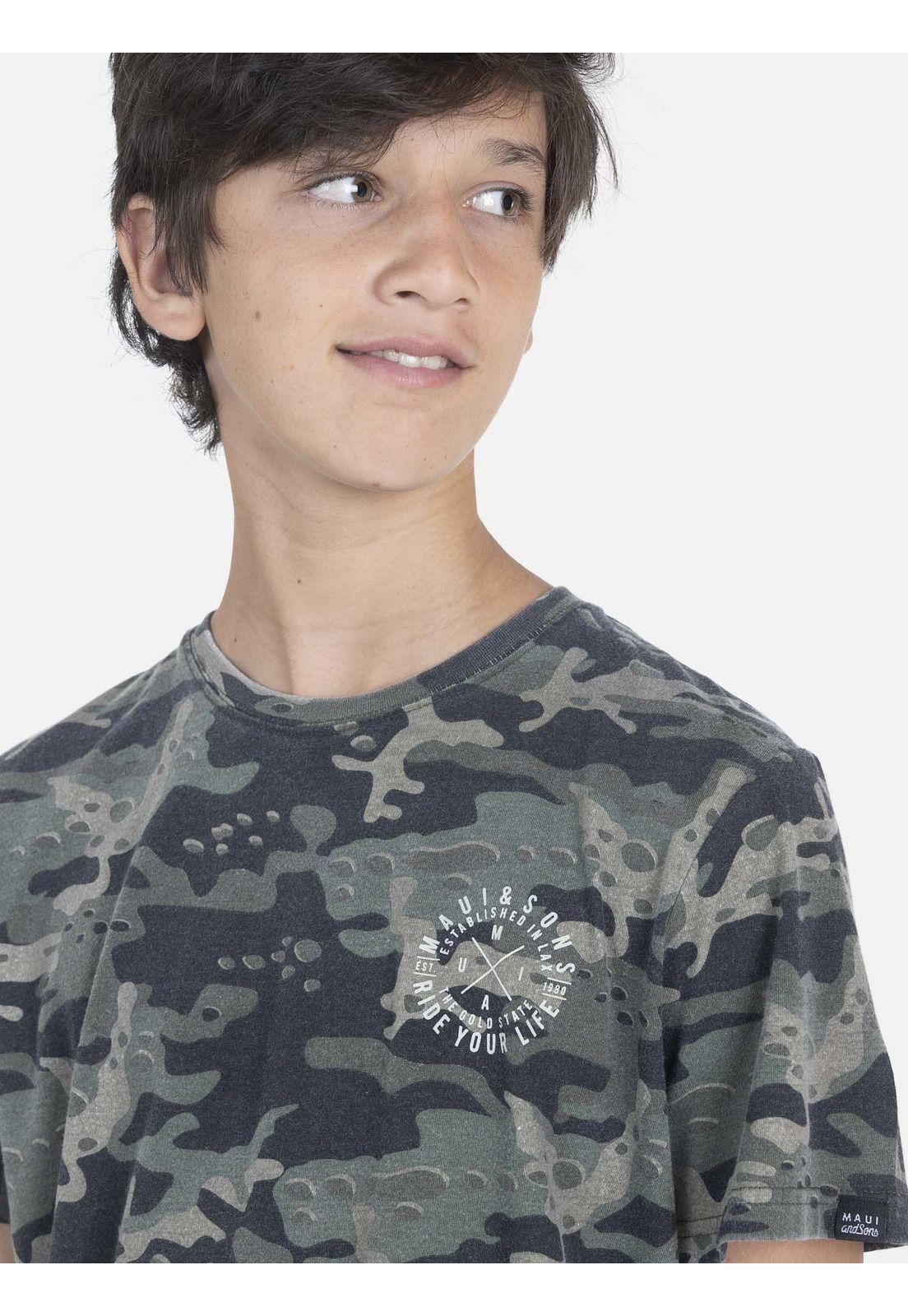 Polera Juvenil 5P1601 Multicolor Maui and Sons-2