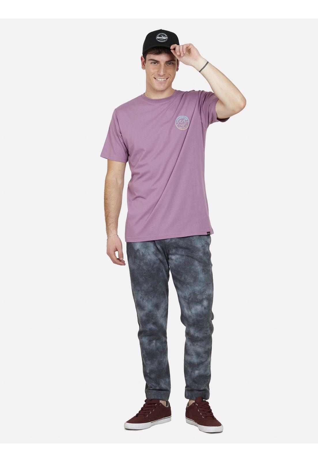 Polera SURFER WAVES Hombre Burdeo Maui and Sons-2