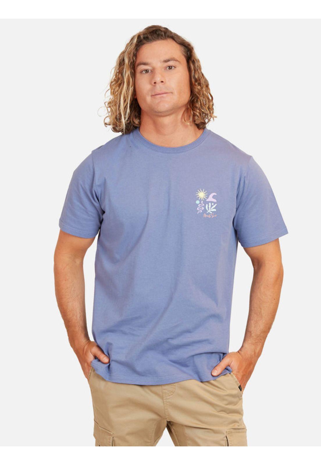 Polera Symbols Of Nature Tees Organic Hombre Morado Maui And Sons-0