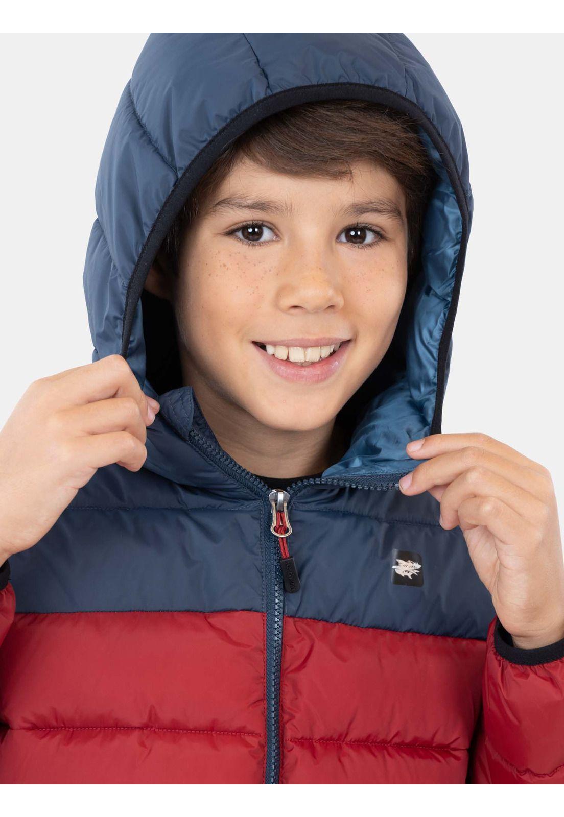 Parka Puffa Haleiwa Rojo Infantil Maui And Sons-2