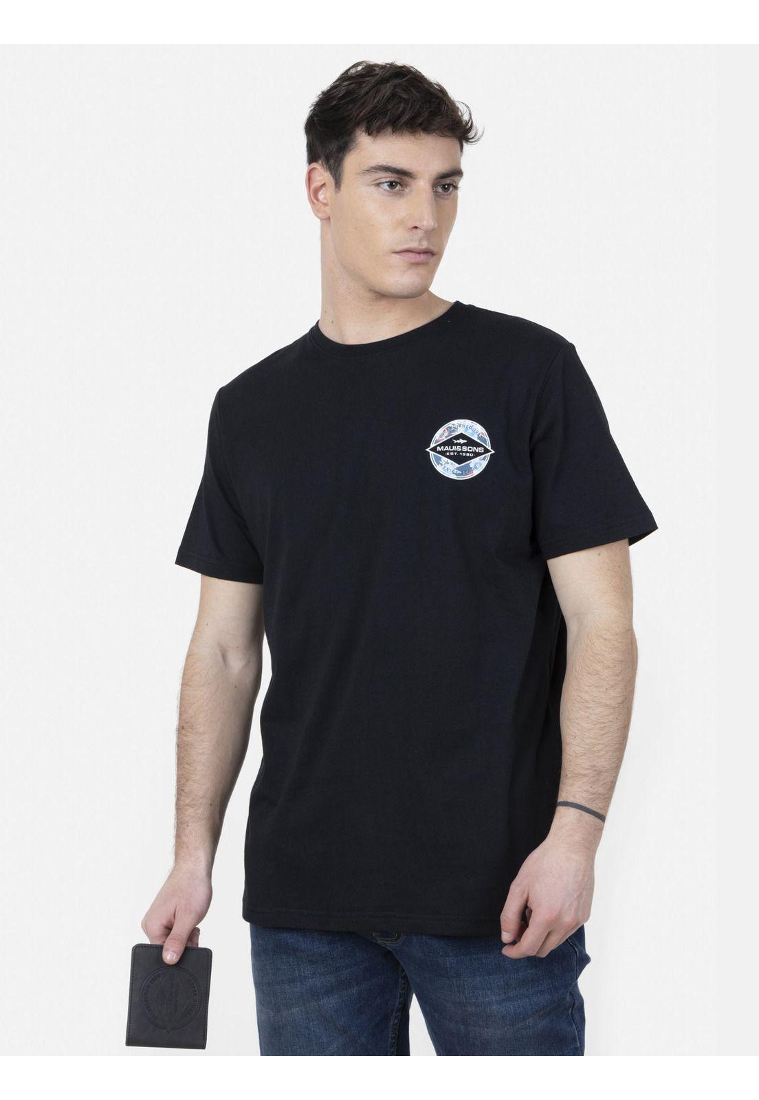 Pack Polera Billetera 5AV1555 Hombre Negro Maui and Sons-0