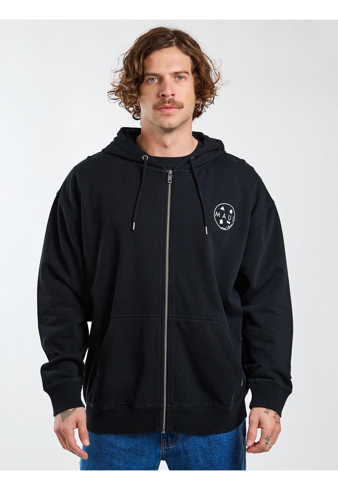 Poleron FZ Wild Negro Hombre Maui and Sons-0