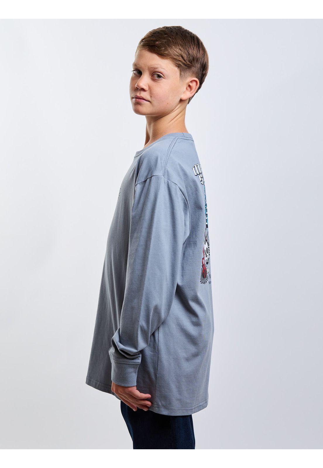 Polera ML Horizon Gris Infantil Maui And Sons-2