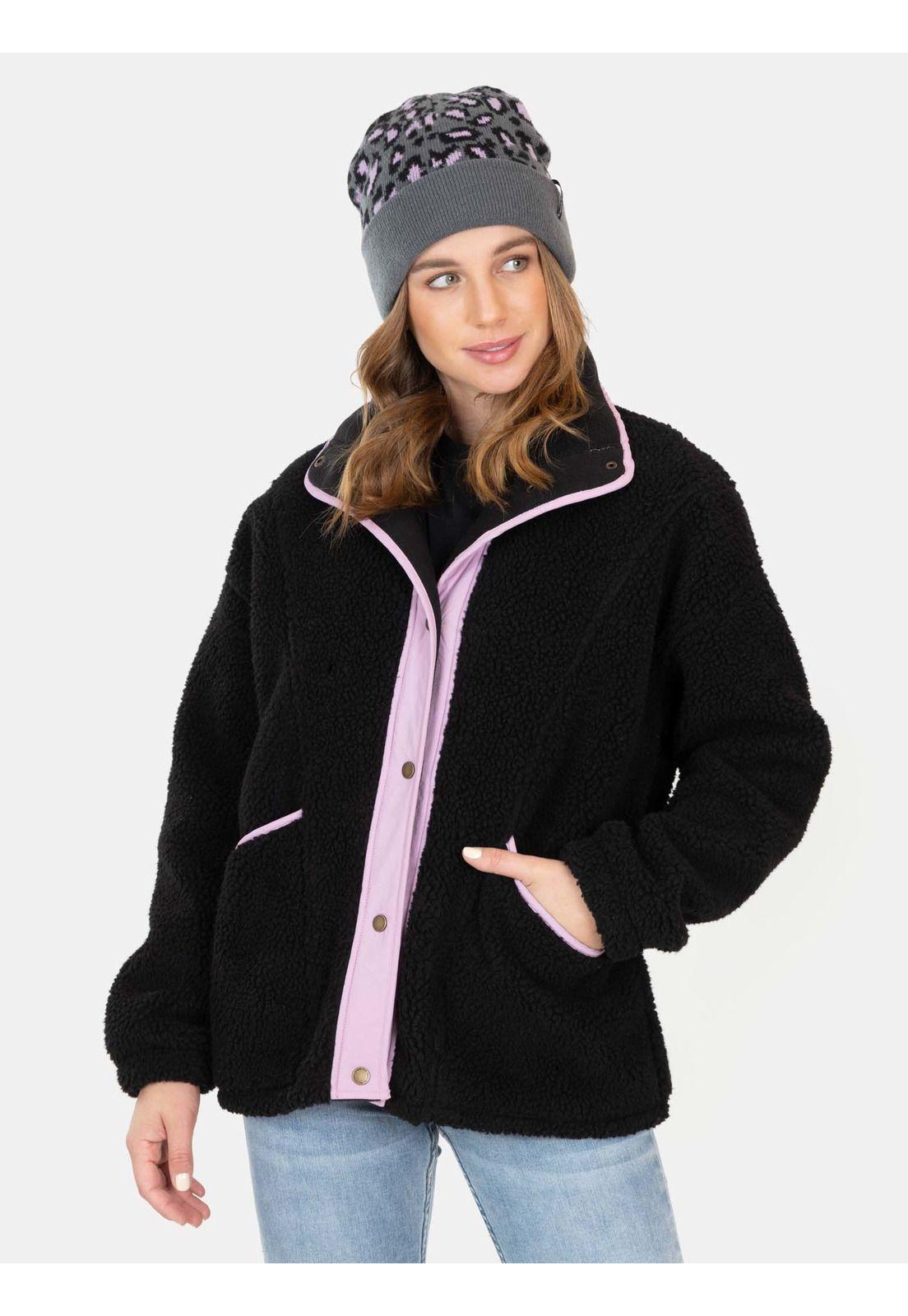 Poleron Chiporro Moonlight Gris Mujer Maui And Sons-0