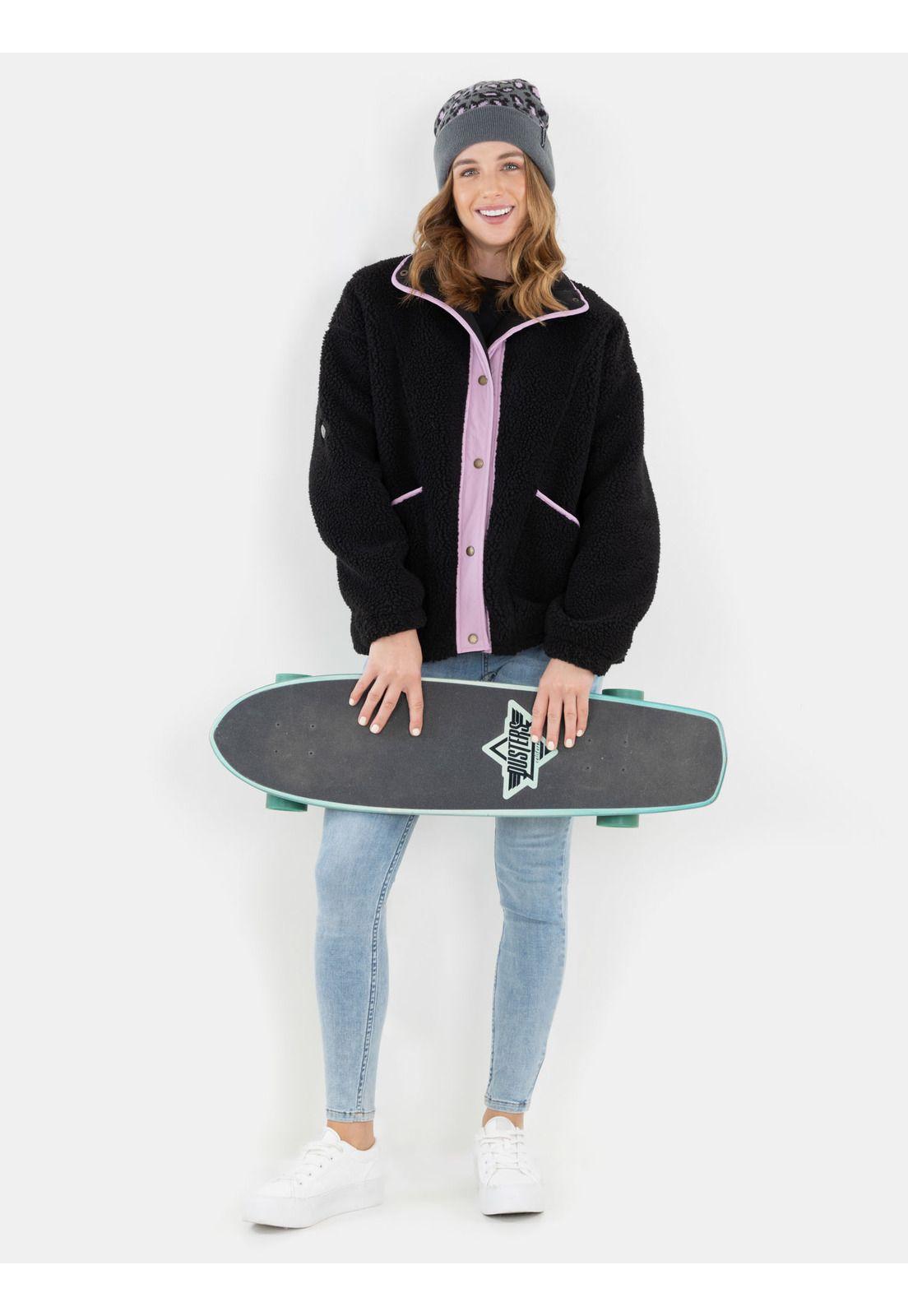 Poleron Chiporro Moonlight Gris Mujer Maui And Sons-3